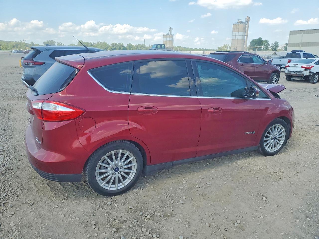 2015 Ford C-max Sel Red vin: 1FADP5BU2FL125198