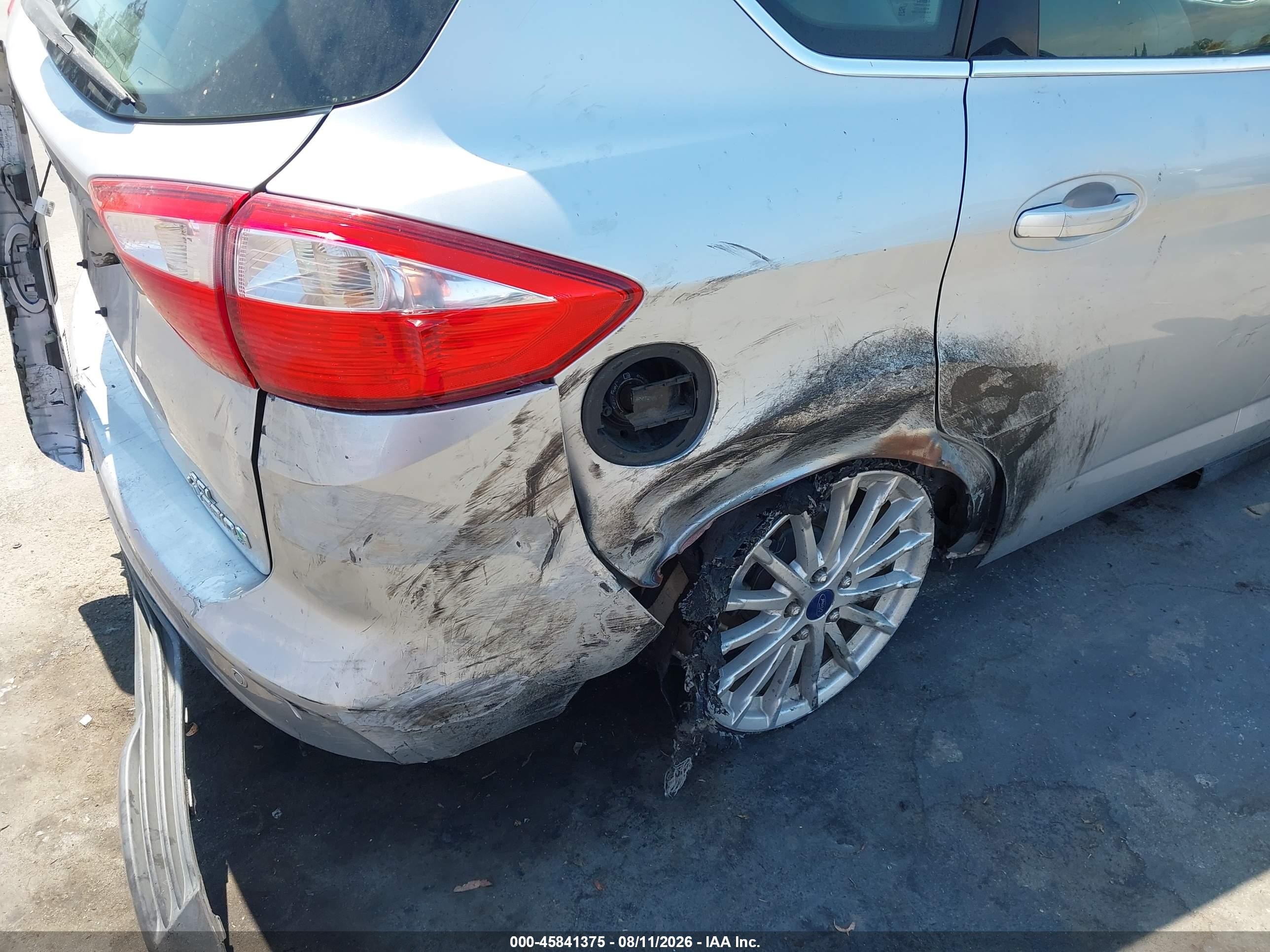 2013 Ford C-max Hybrid Sel Silver vin: 1FADP5BU3DL506488