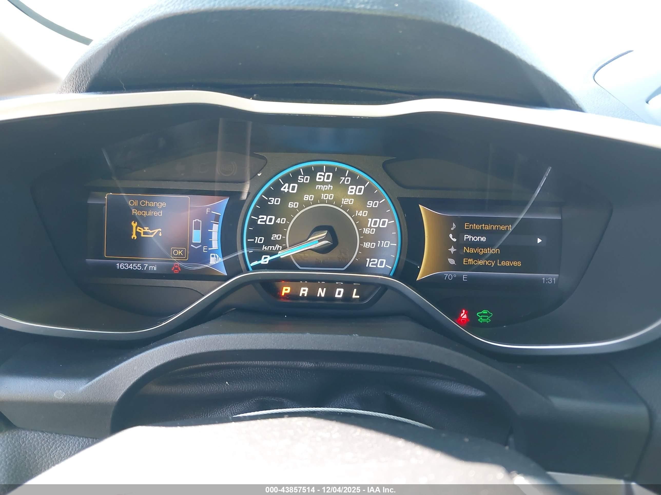 2013 Ford C-max Hybrid Sel Light Blue vin: 1FADP5BU3DL519869