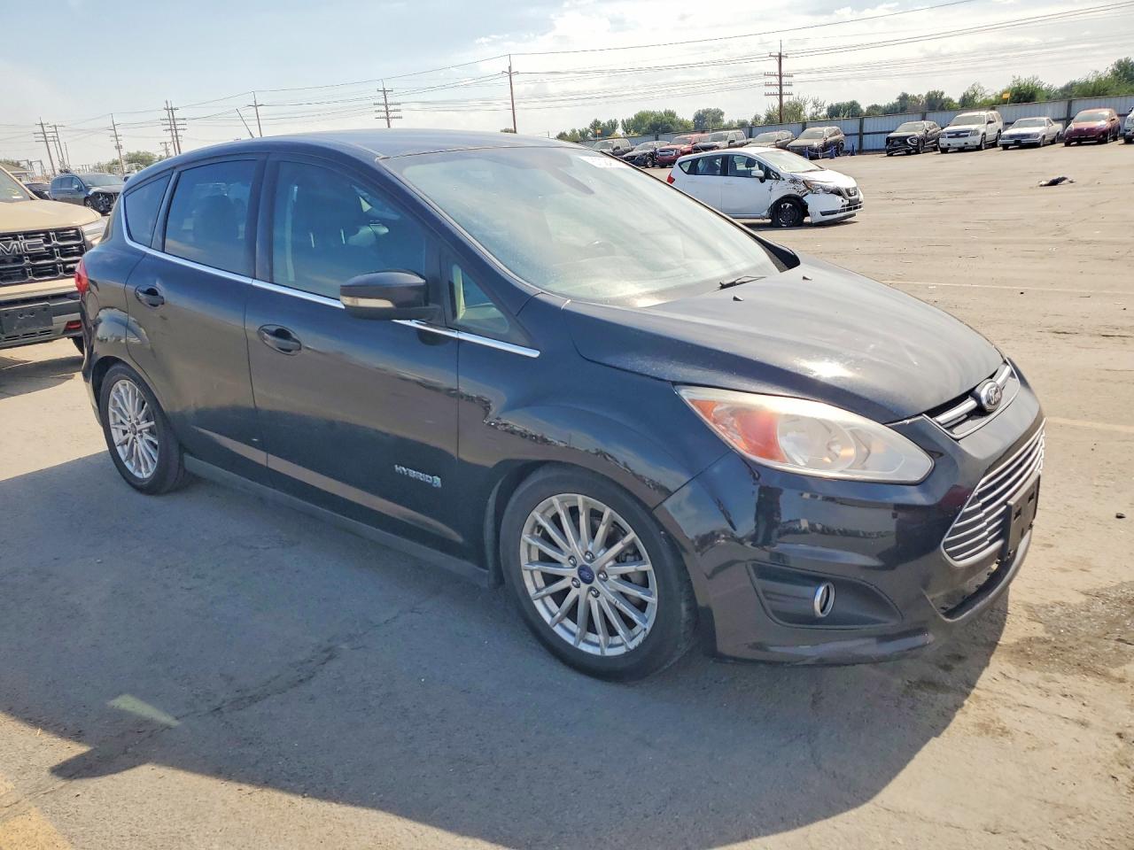 2013 Ford C-max Sel Черный vin: 1FADP5BU3DL523212