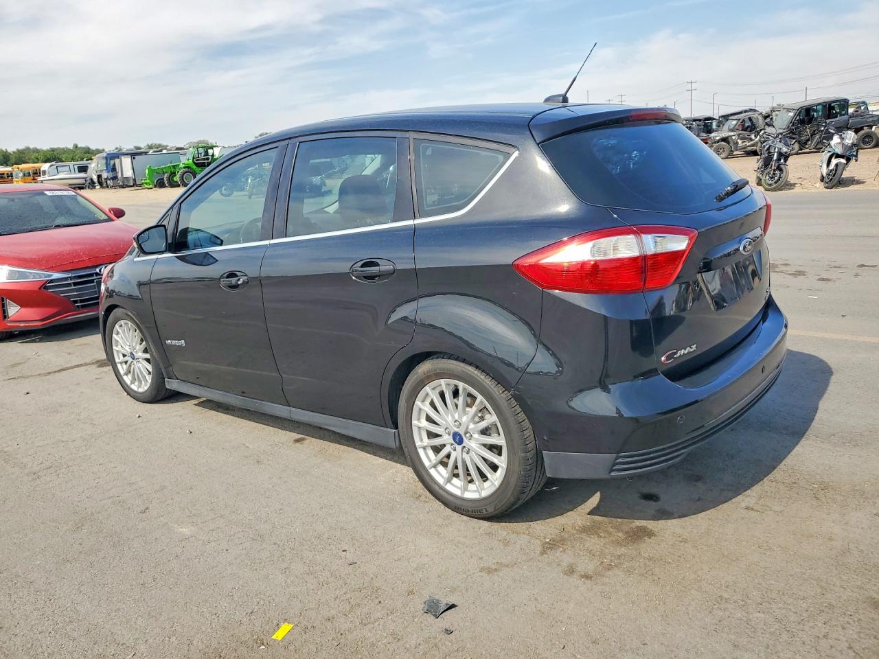2013 Ford C-max Sel Черный vin: 1FADP5BU3DL523212