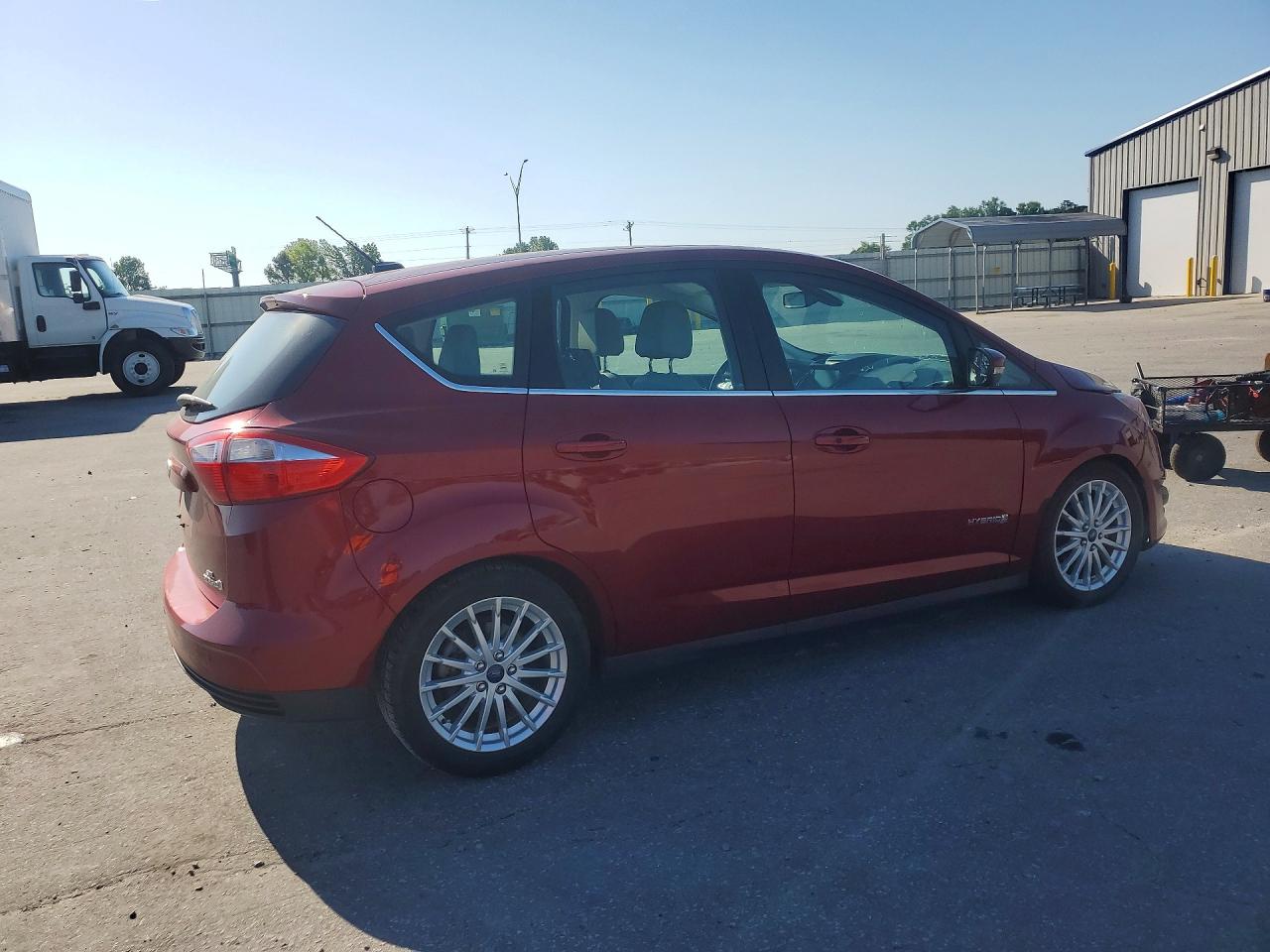 2013 Ford C-max Sel Red vin: 1FADP5BU3DL531584