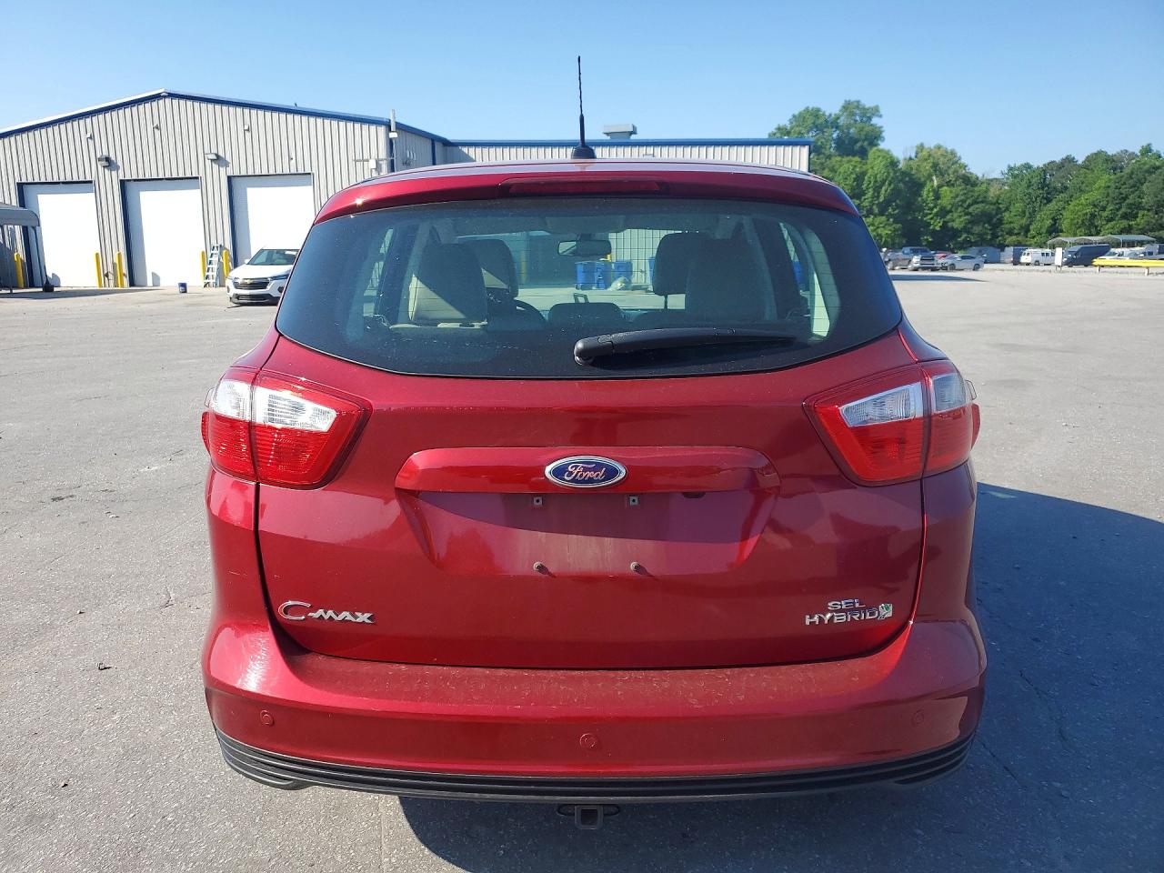 2013 Ford C-max Sel Red vin: 1FADP5BU3DL531584