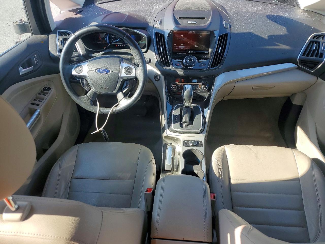 2013 Ford C-max Sel Red vin: 1FADP5BU3DL531584