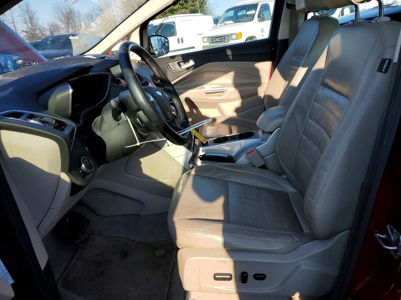 2013 Ford C-max Sel Red vin: 1FADP5BU3DL542603