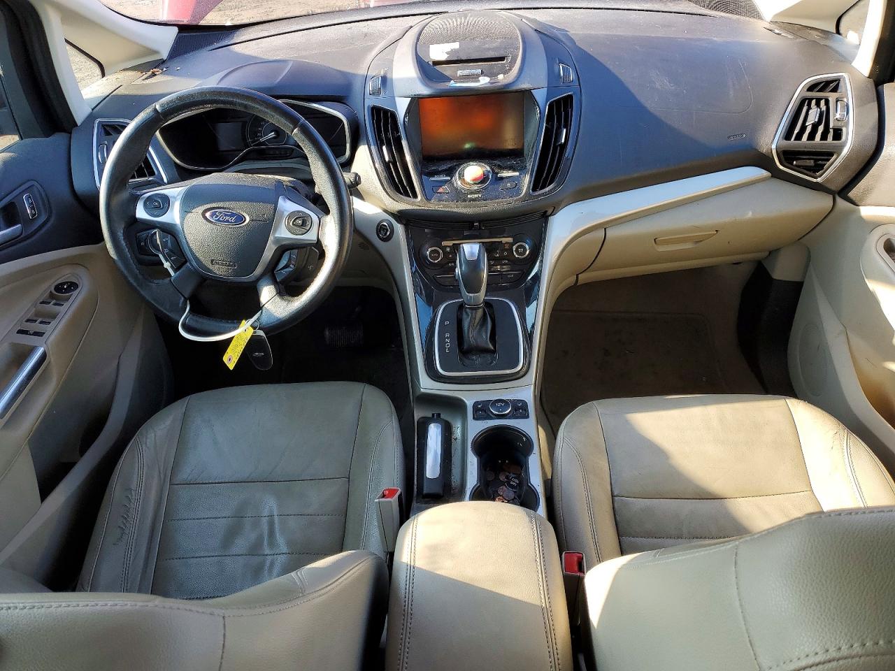2013 Ford C-max Sel Red vin: 1FADP5BU3DL542603