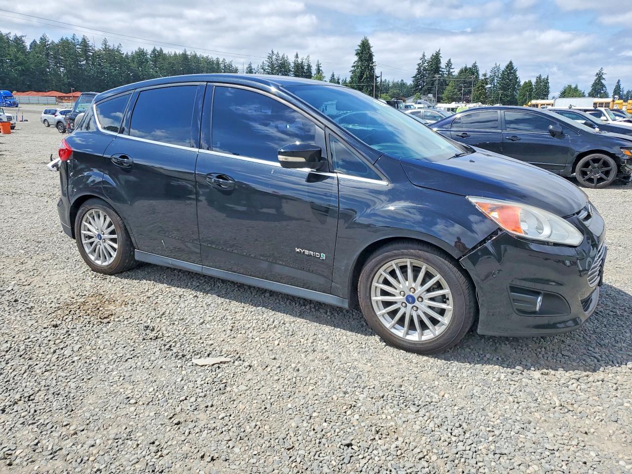 2013 Ford C-max Sel Black vin: 1FADP5BU3DL542956