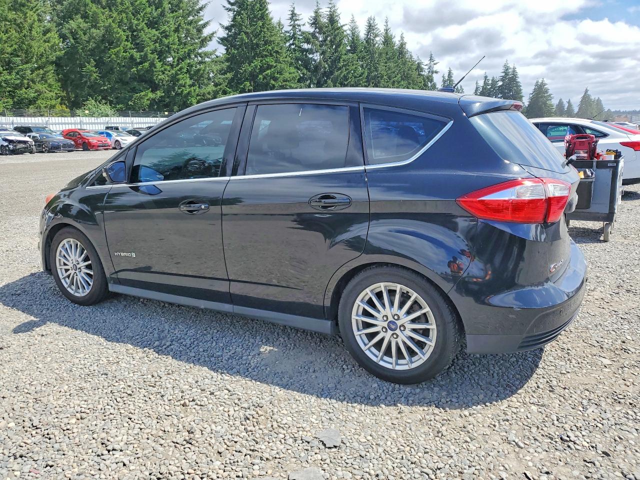 2013 Ford C-max Sel Black vin: 1FADP5BU3DL542956