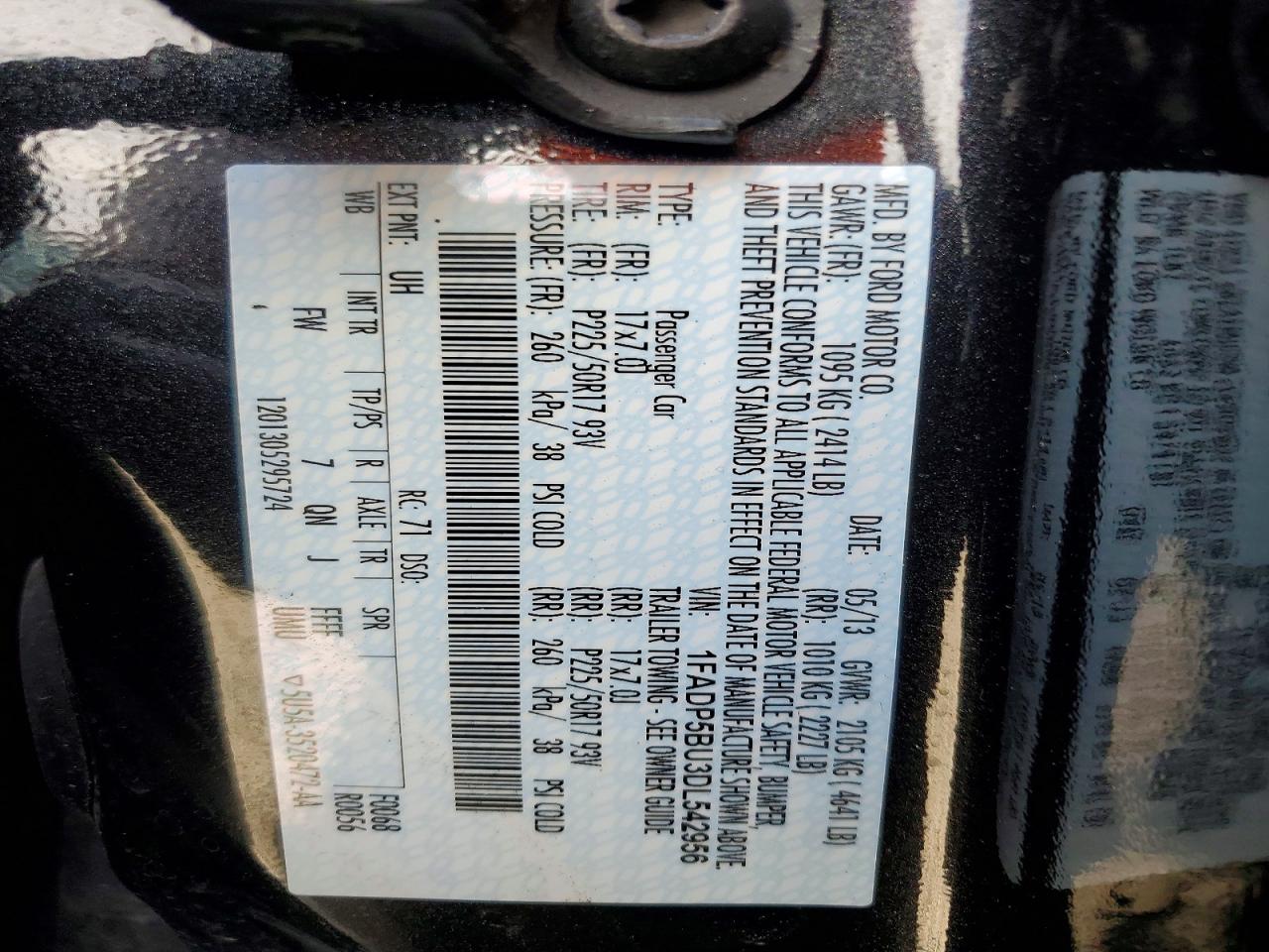 2013 Ford C-max Sel Black vin: 1FADP5BU3DL542956
