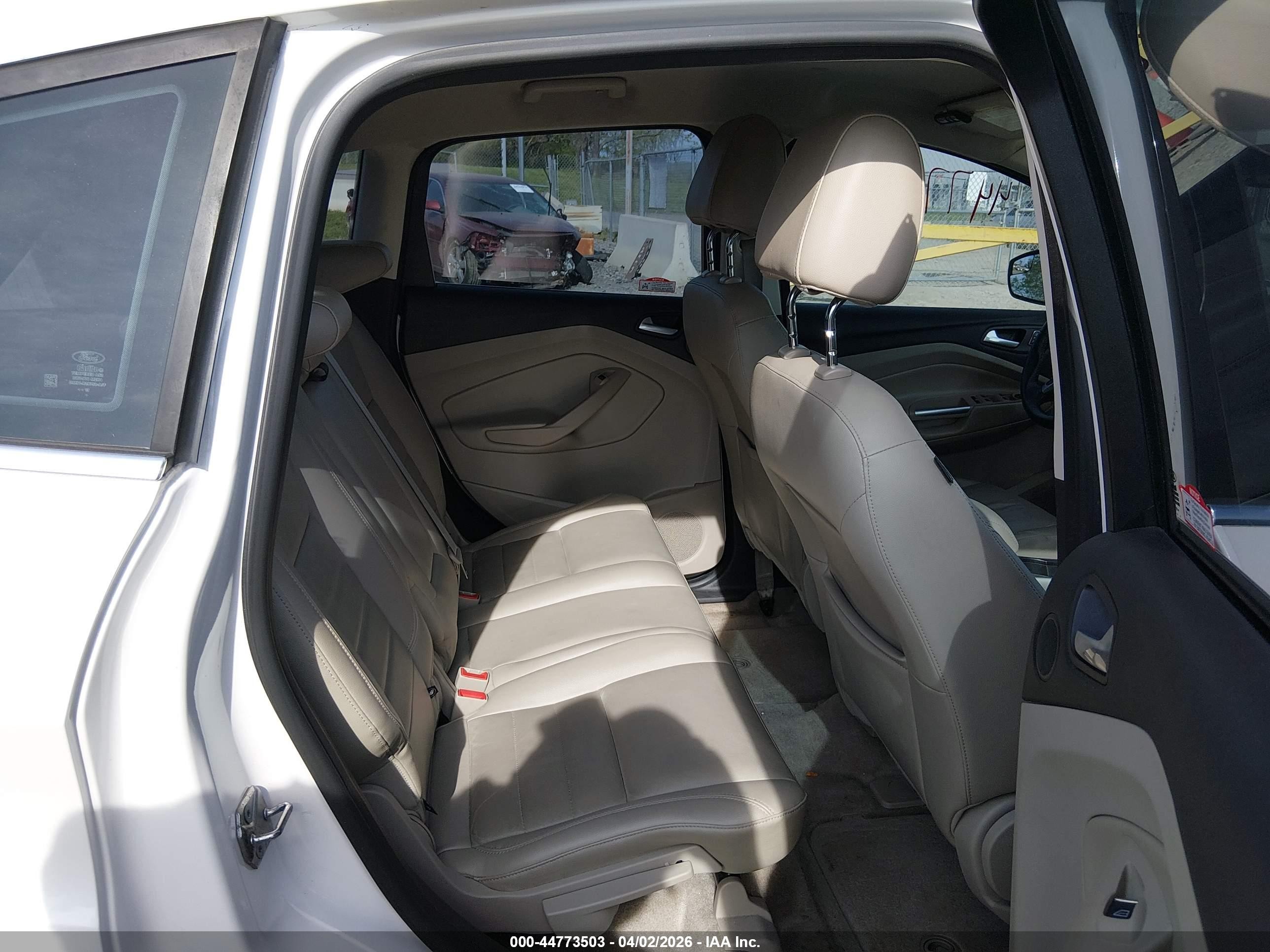 2013 Ford C-max Hybrid Sel White vin: 1FADP5BU3DL547932
