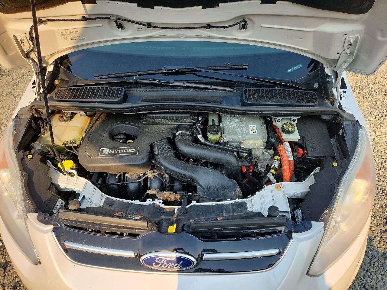 2013 Ford C-max Sel White vin: 1FADP5BU3DL551267