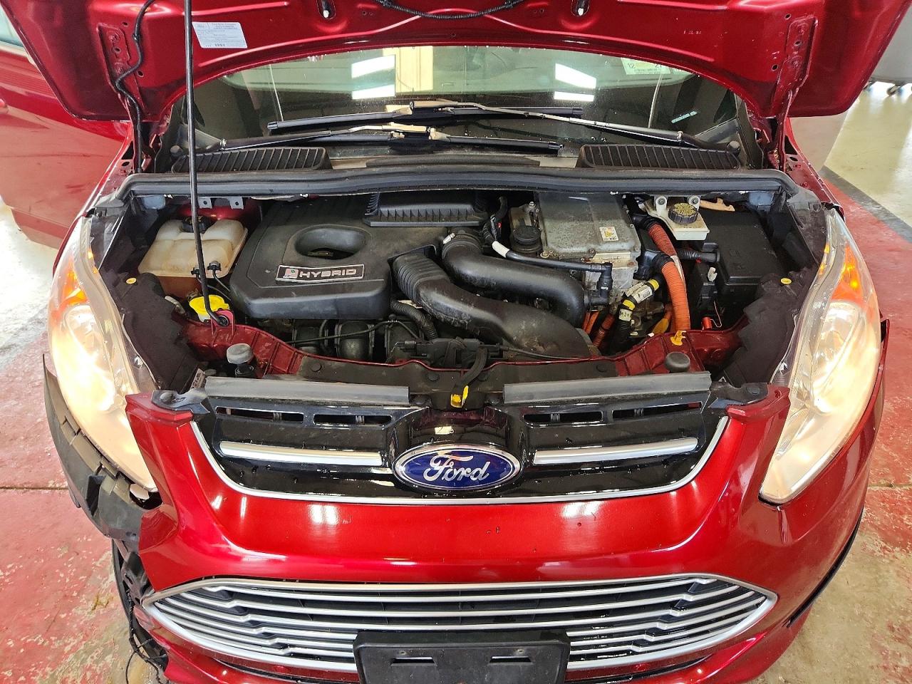 2013 Ford C-max Sel Red vin: 1FADP5BU3DL555593