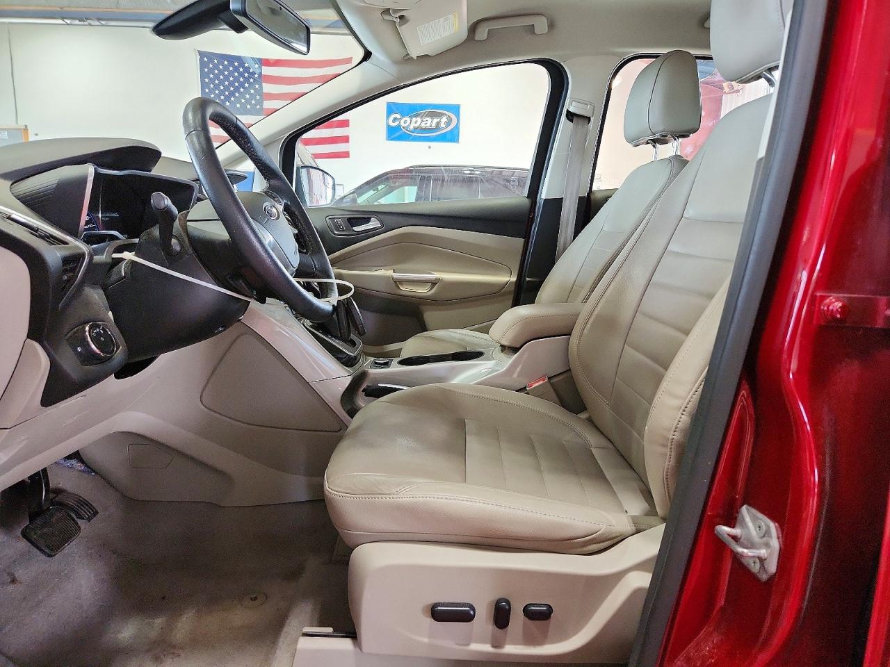 2013 Ford C-max Sel Red vin: 1FADP5BU3DL555593