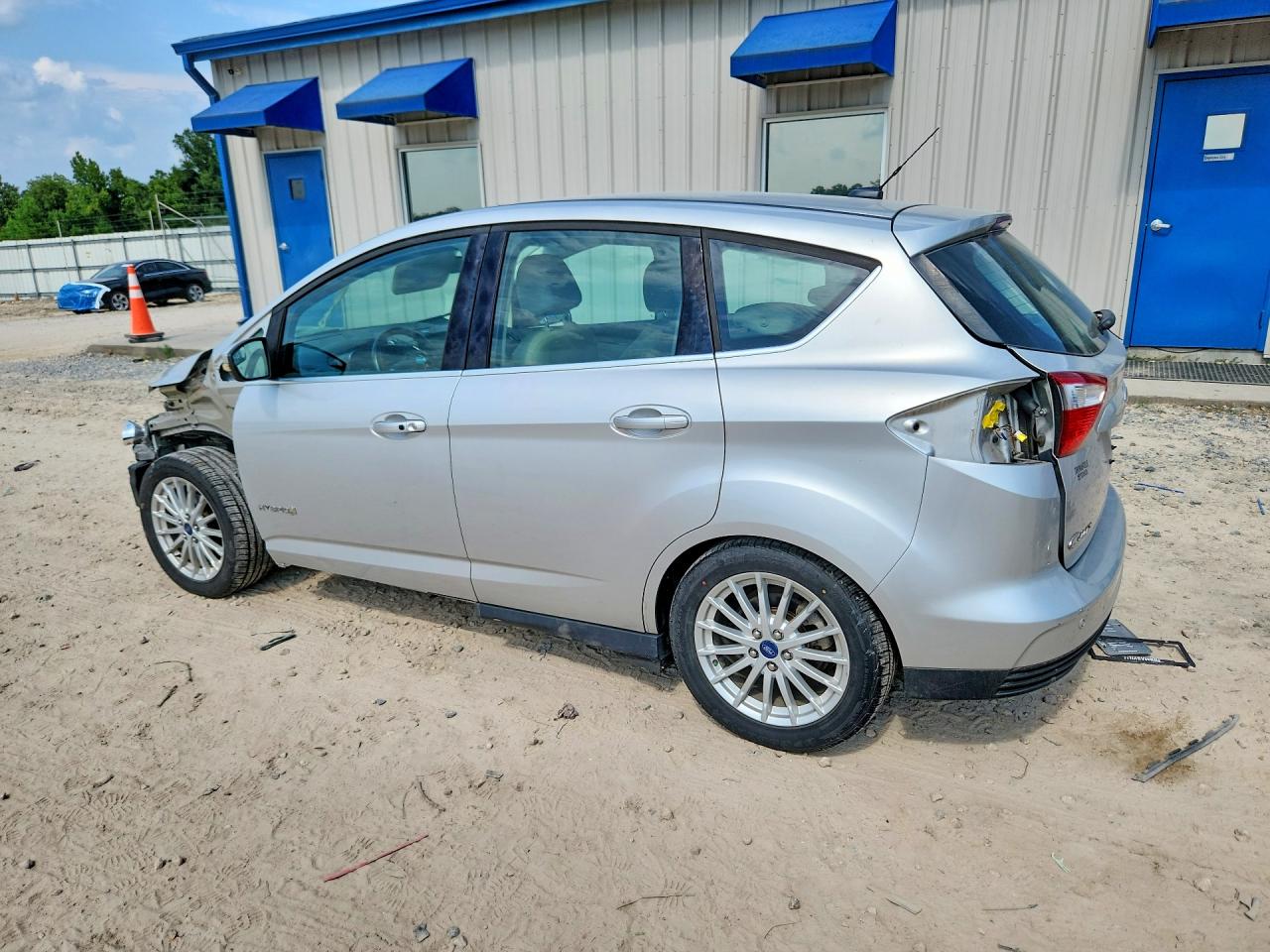 2014 Ford C-max Sel White vin: 1FADP5BU3EL502085
