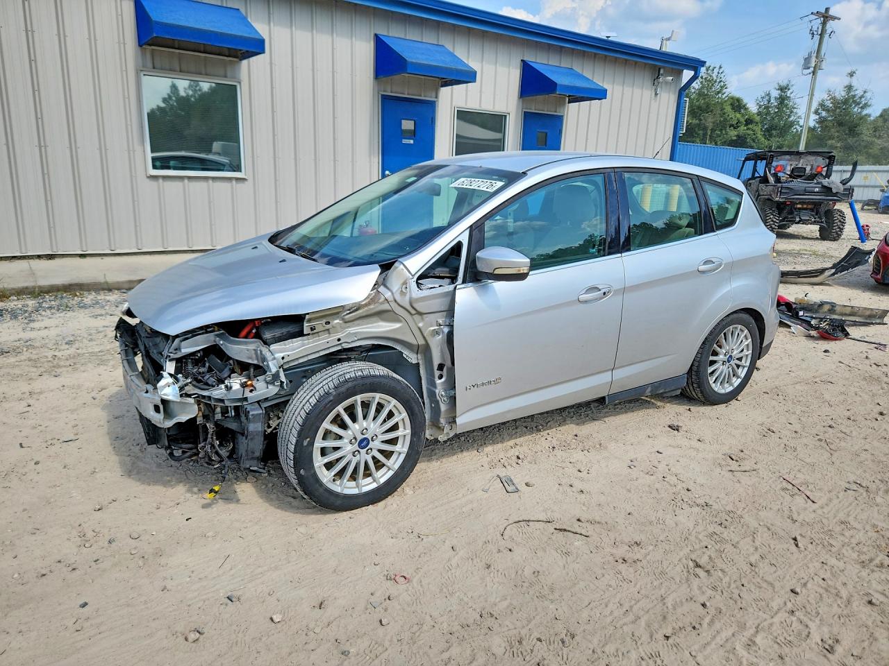 2014 Ford C-max Sel Белый vin: 1FADP5BU3EL502085