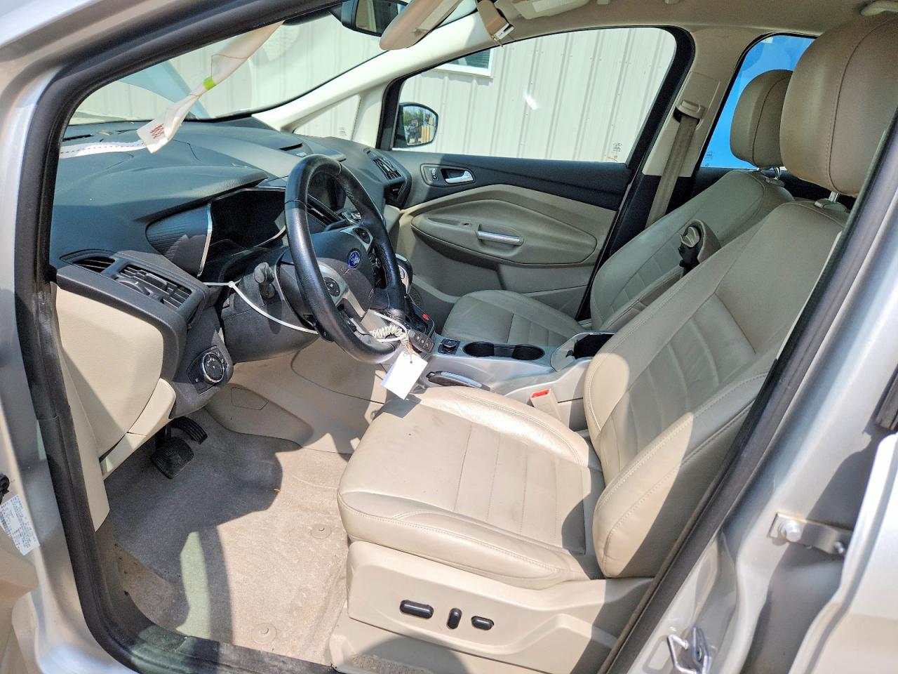2014 Ford C-max Sel White vin: 1FADP5BU3EL502085