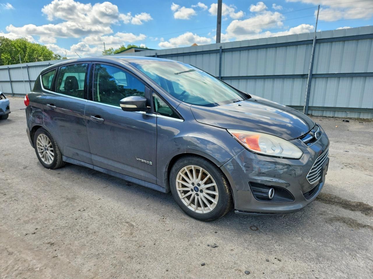 2015 Ford C-max Sel Gray vin: 1FADP5BU3FL110032