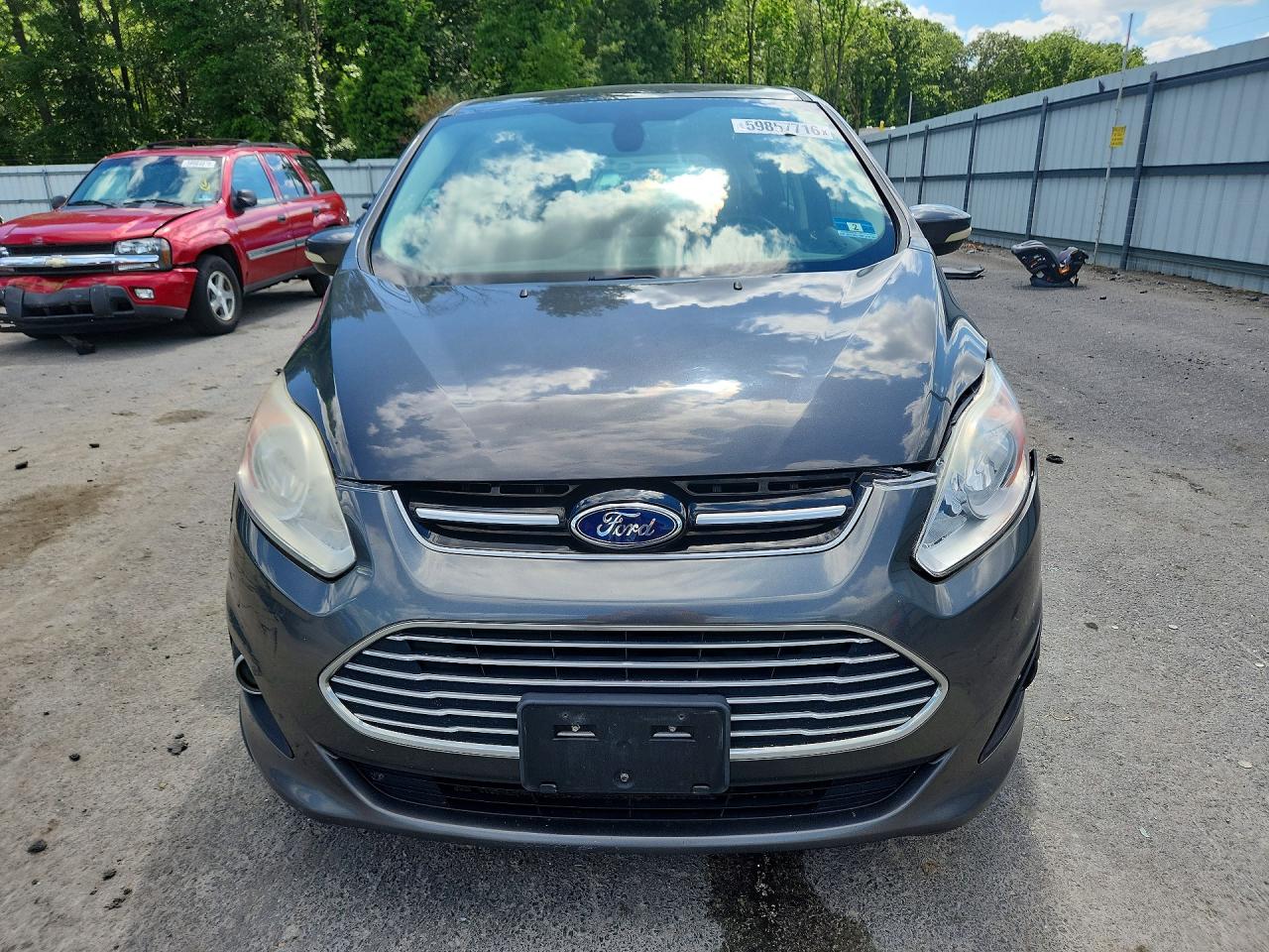 2015 Ford C-max Sel Gray vin: 1FADP5BU3FL110032