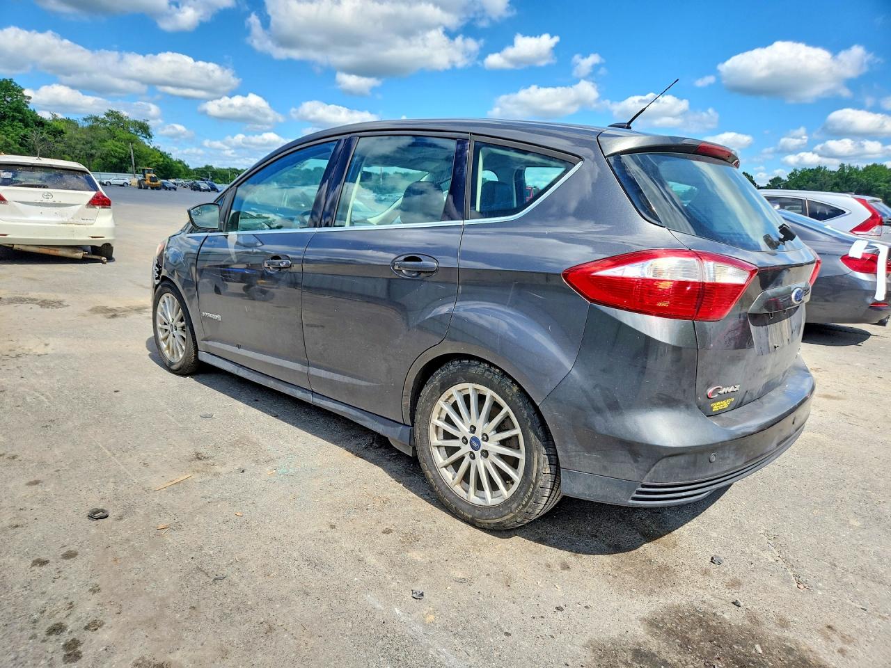 2015 Ford C-max Sel Gray vin: 1FADP5BU3FL110032