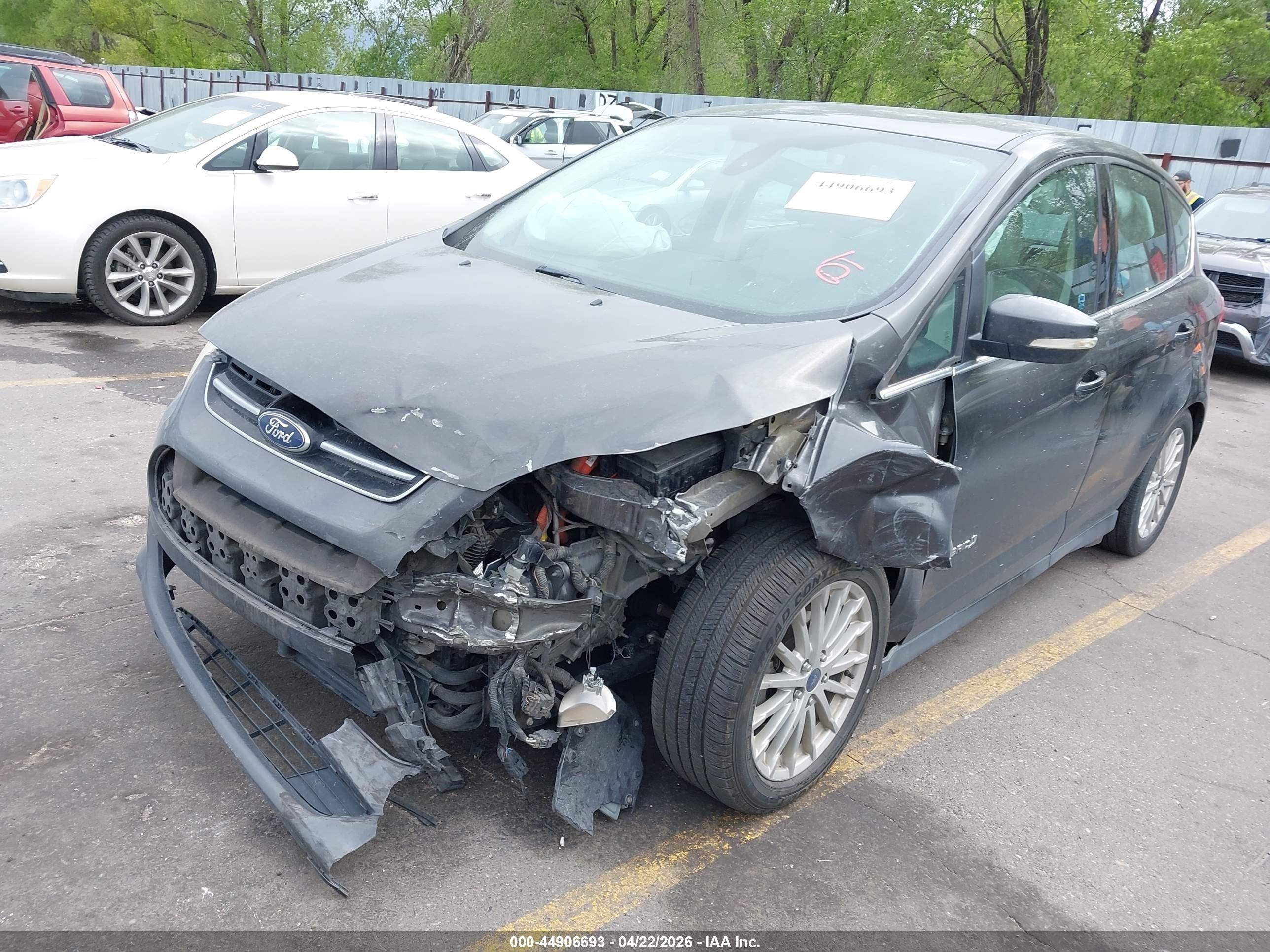 2015 Ford C-max Hybrid Sel Silver vin: 1FADP5BU3FL120205