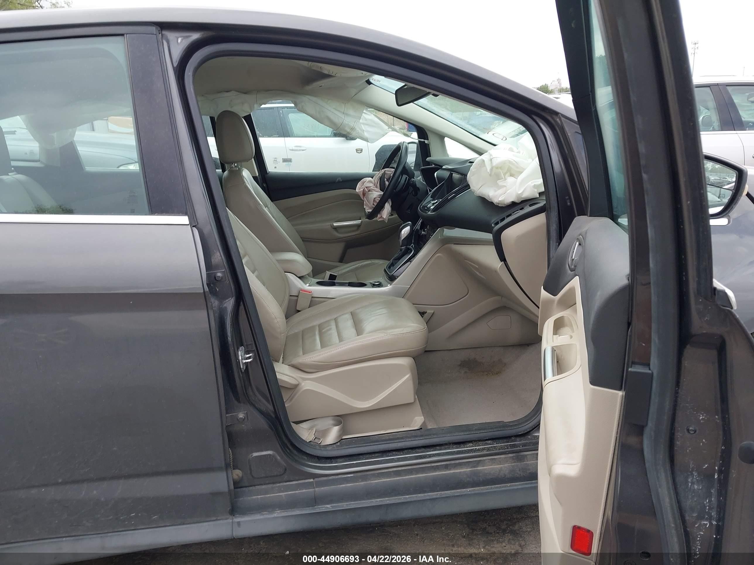 2015 Ford C-max Hybrid Sel Silver vin: 1FADP5BU3FL120205