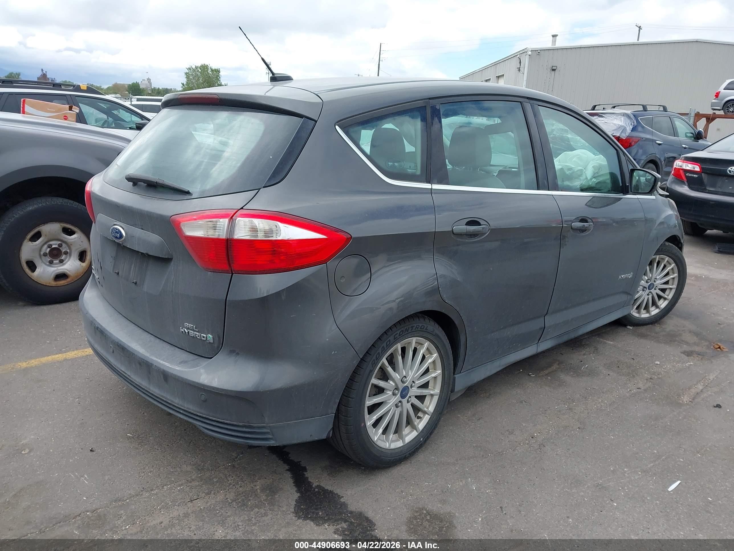 2015 Ford C-max Hybrid Sel Silver vin: 1FADP5BU3FL120205