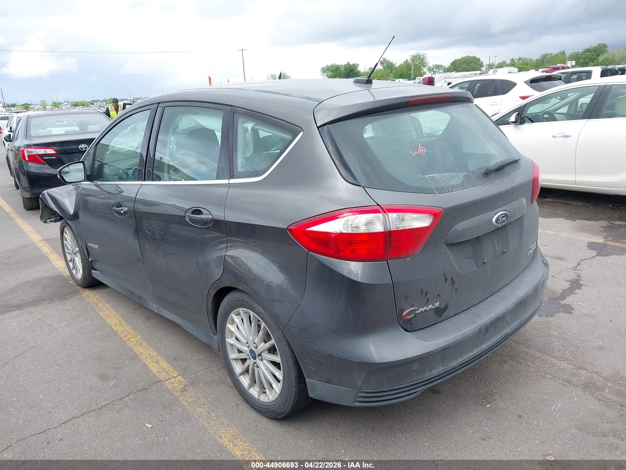 2015 Ford C-max Hybrid Sel Silver vin: 1FADP5BU3FL120205