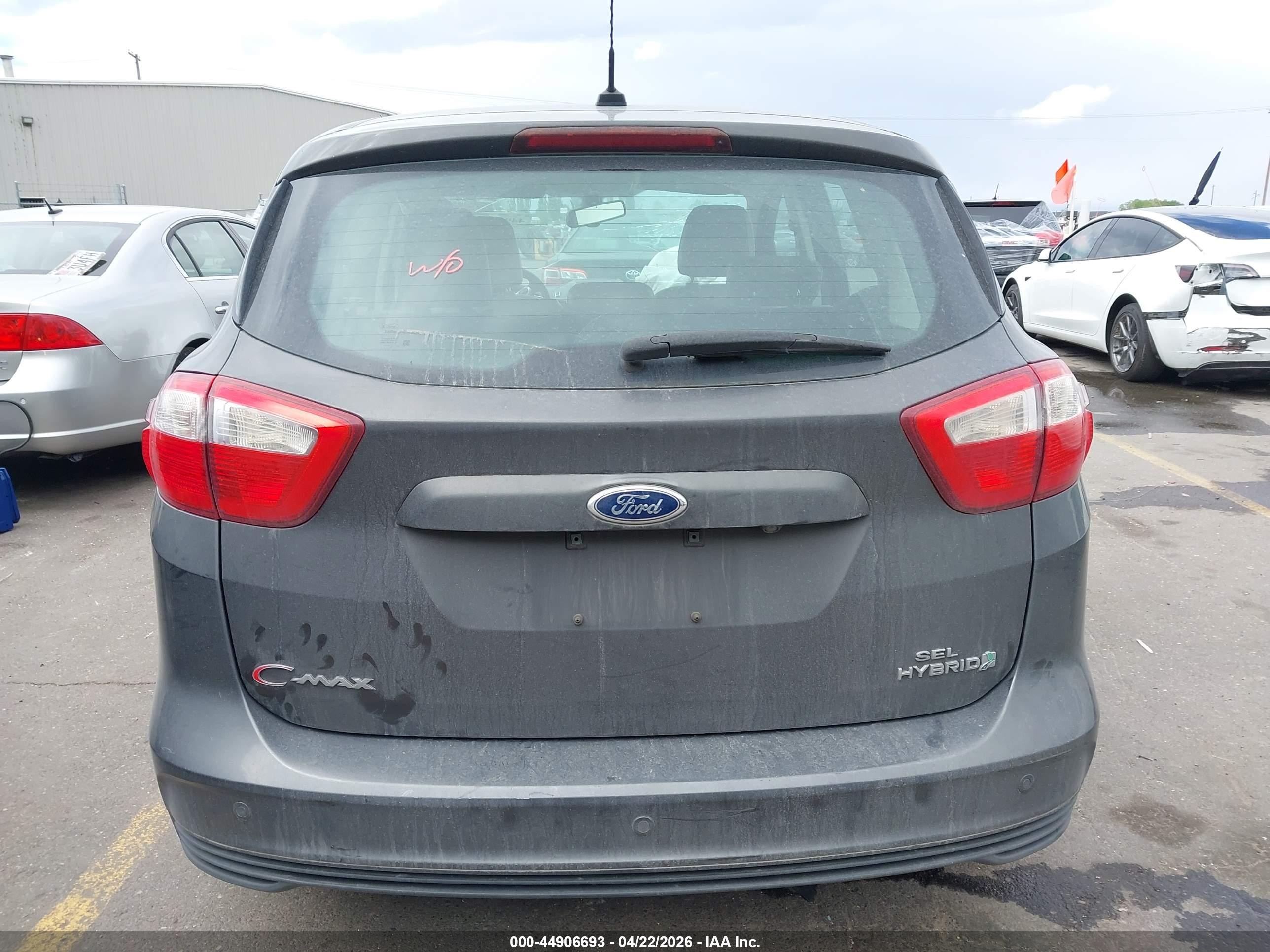 2015 Ford C-max Hybrid Sel Silver vin: 1FADP5BU3FL120205