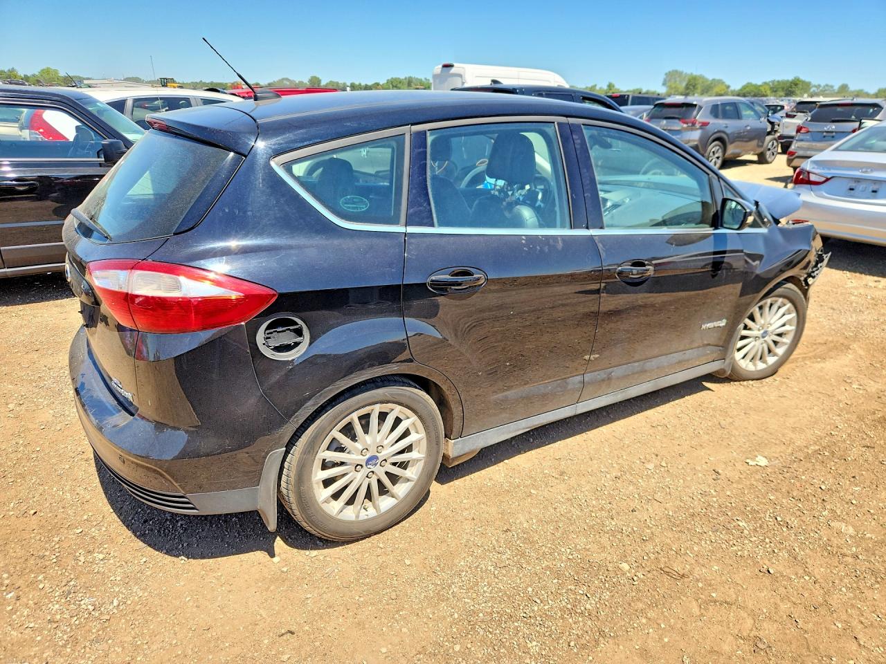 2016 Ford C-max Sel Черный vin: 1FADP5BU3GL107293