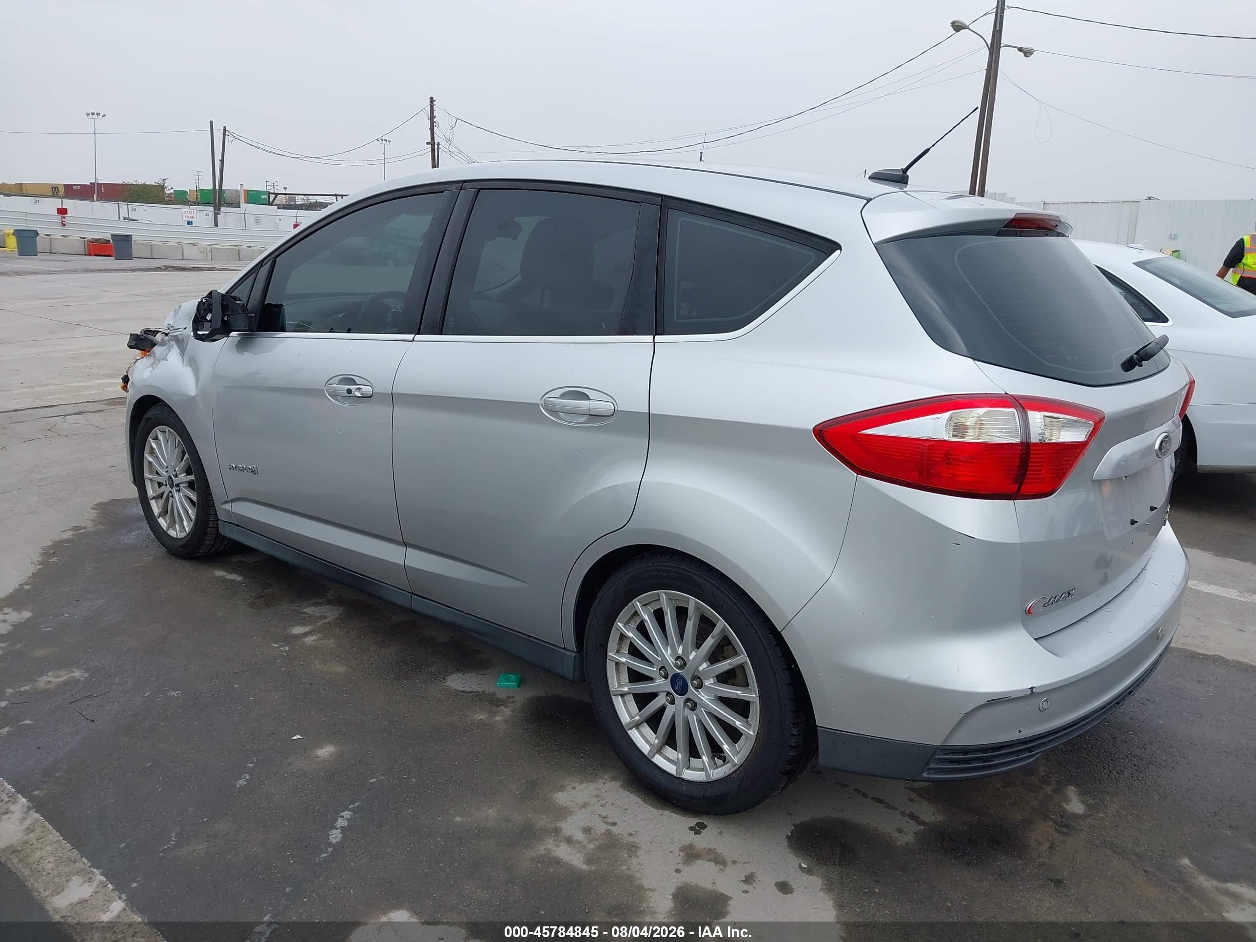 2013 Ford C-max Hybrid Sel Серебряный vin: 1FADP5BU4DL509321