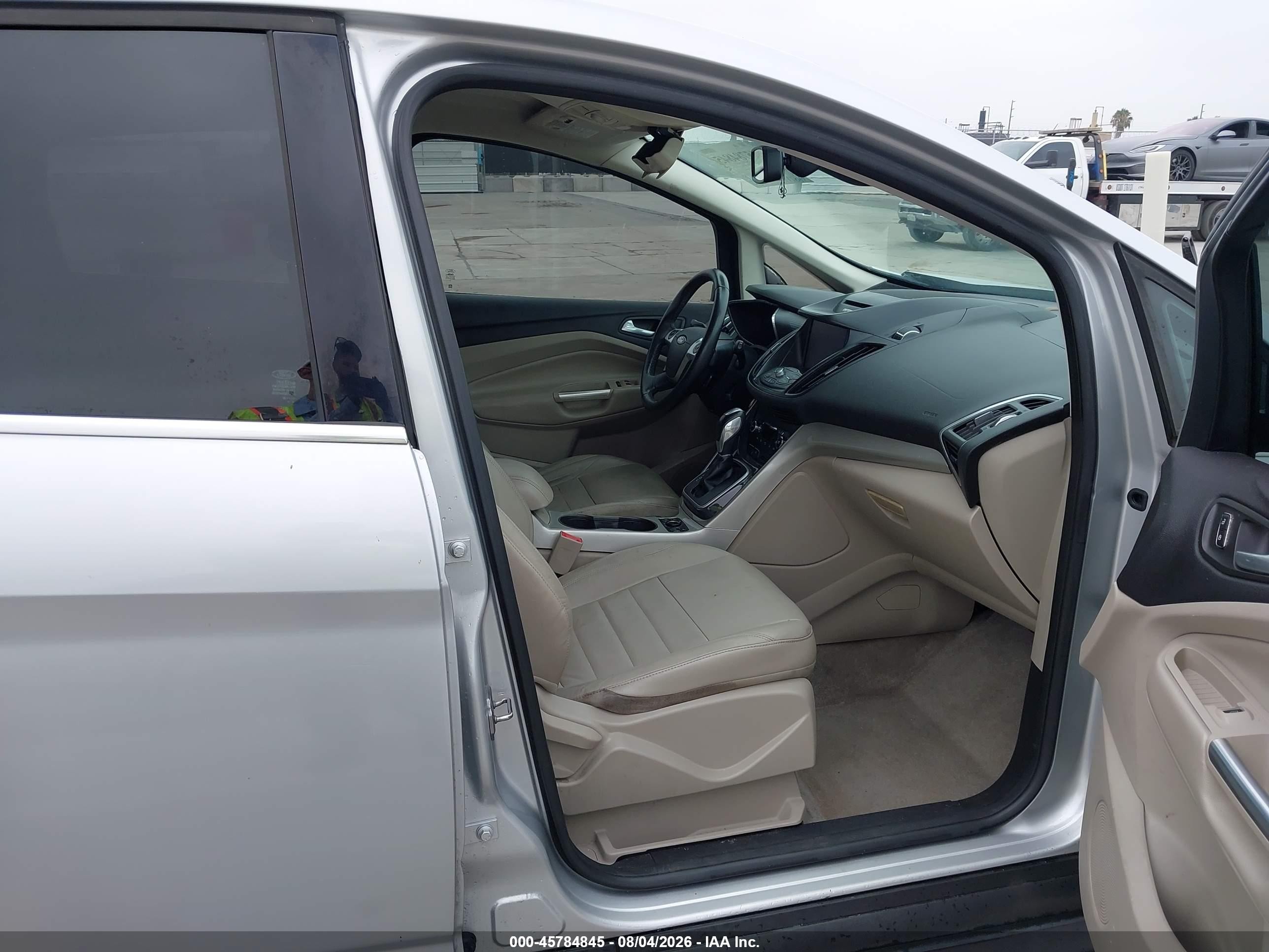 2013 Ford C-max Hybrid Sel Серебряный vin: 1FADP5BU4DL509321