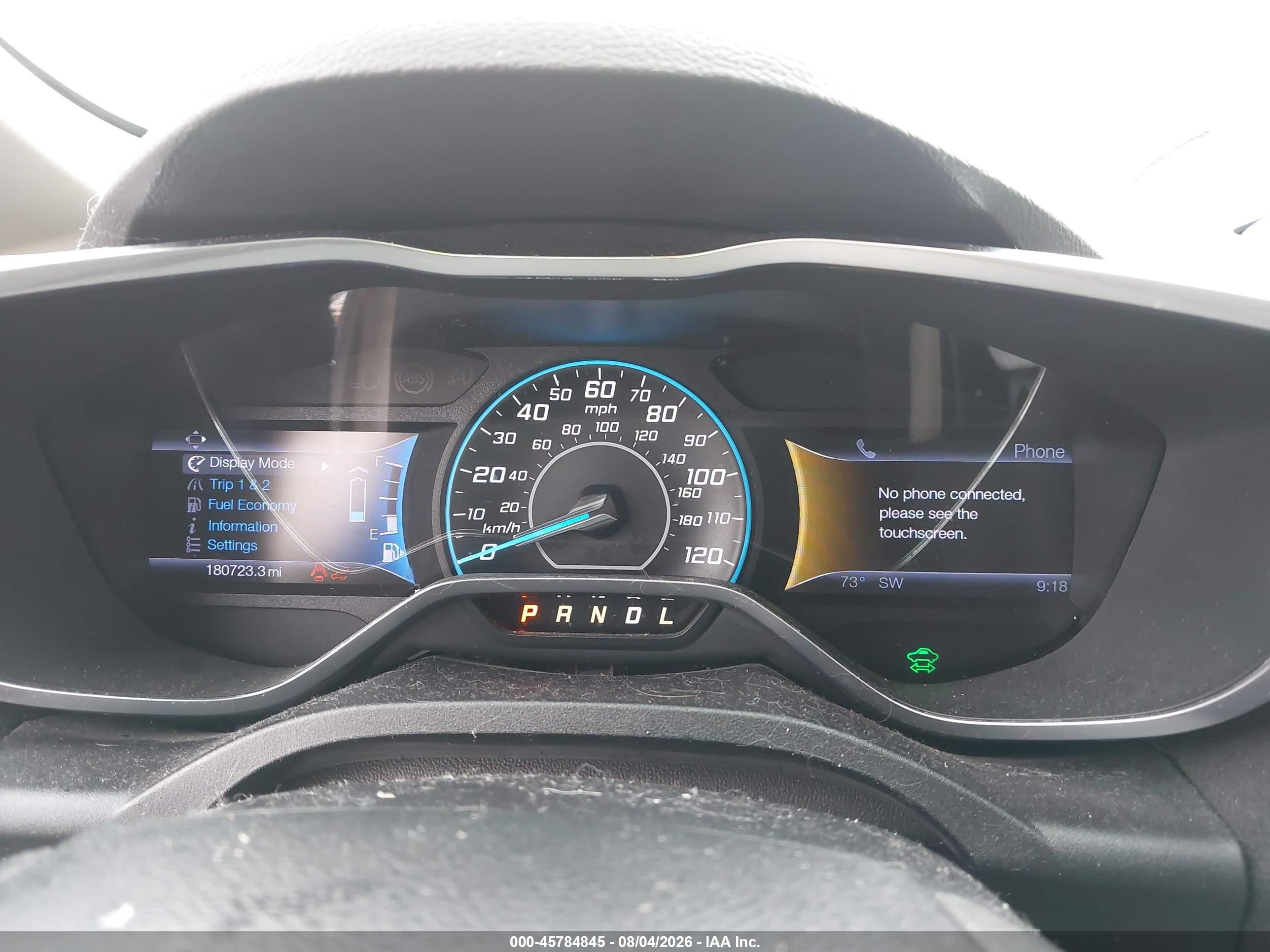 2013 Ford C-max Hybrid Sel Серебряный vin: 1FADP5BU4DL509321