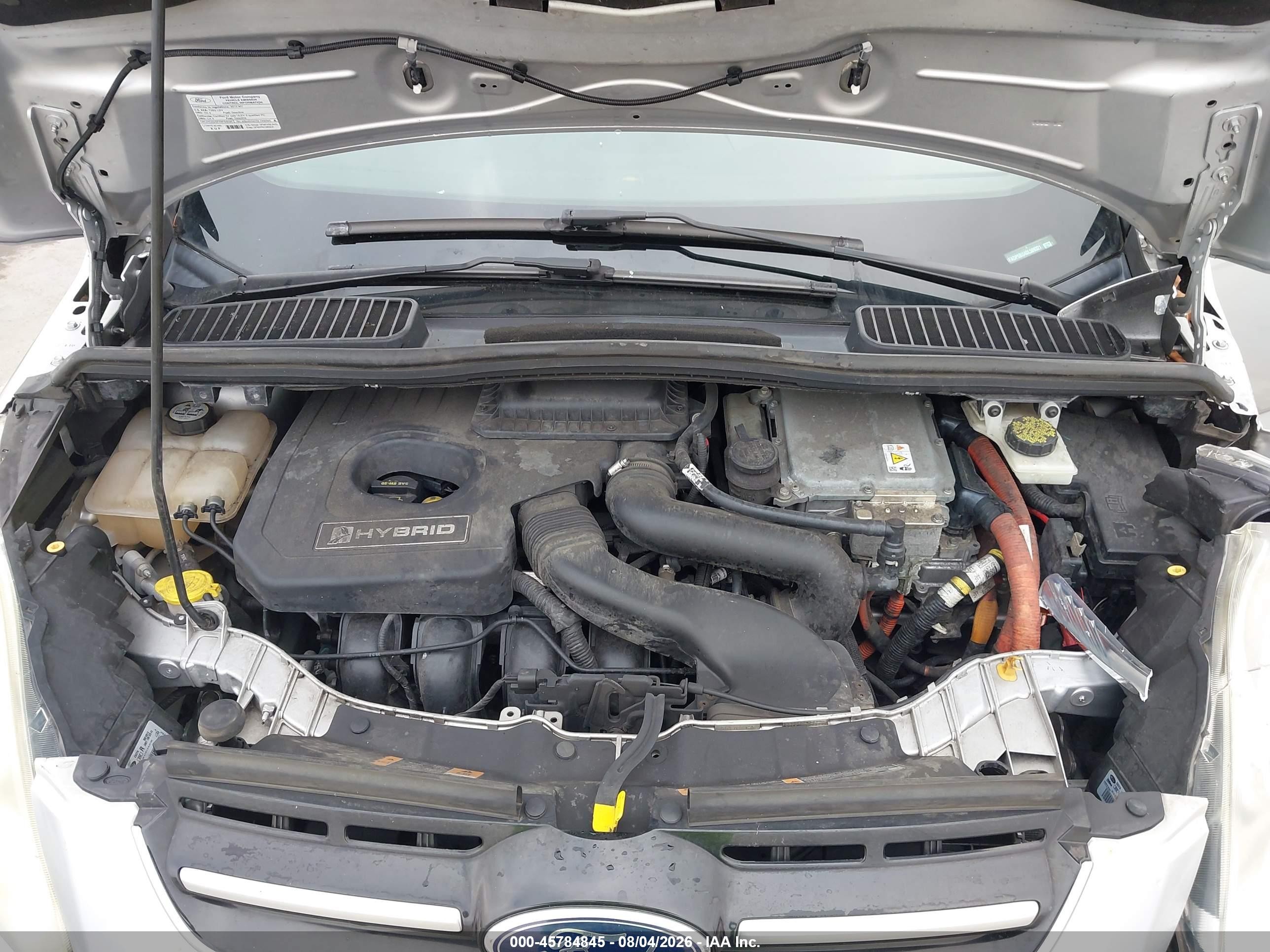 2013 Ford C-max Hybrid Sel Серебряный vin: 1FADP5BU4DL509321