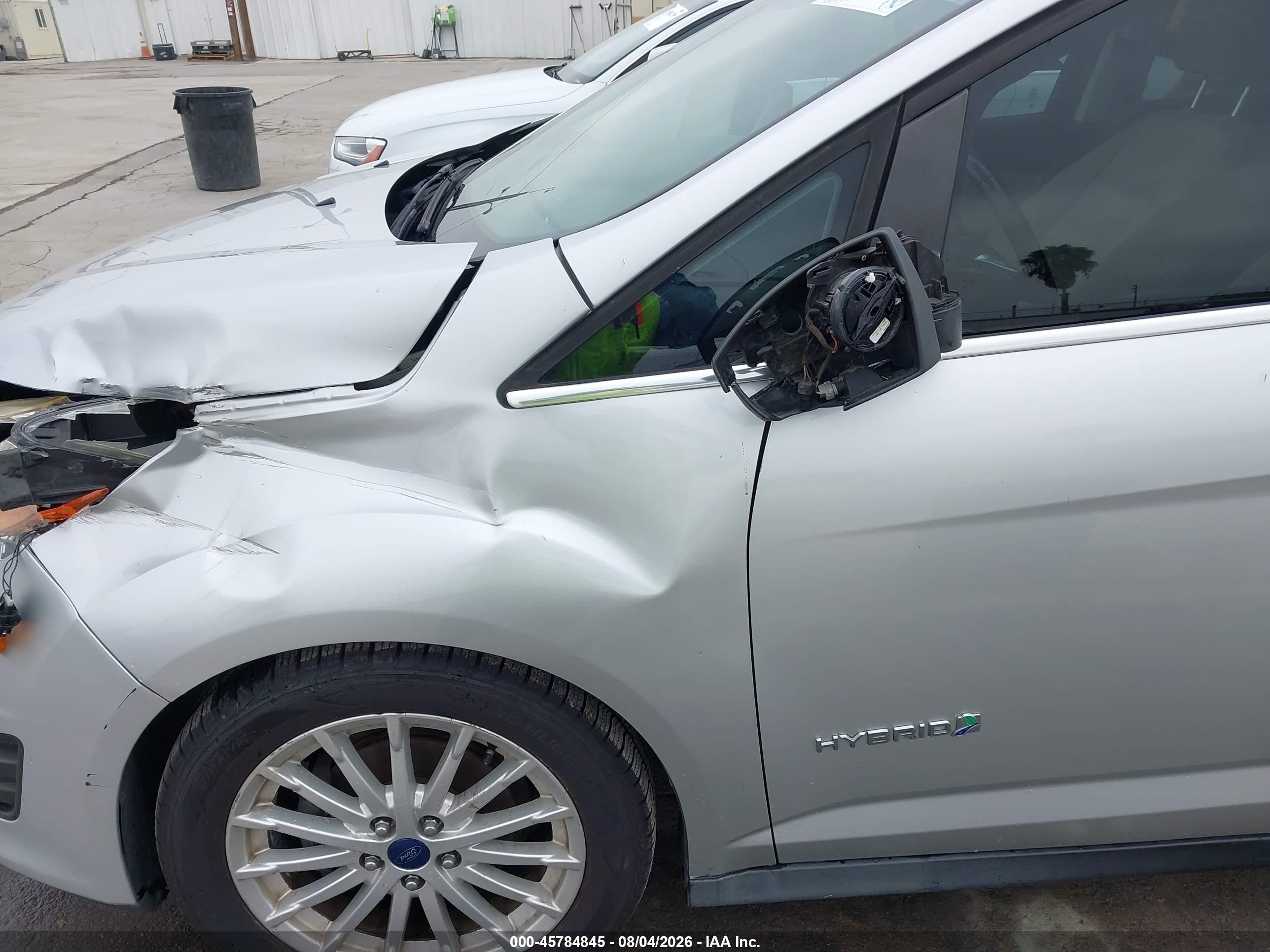 2013 Ford C-max Hybrid Sel Серебряный vin: 1FADP5BU4DL509321