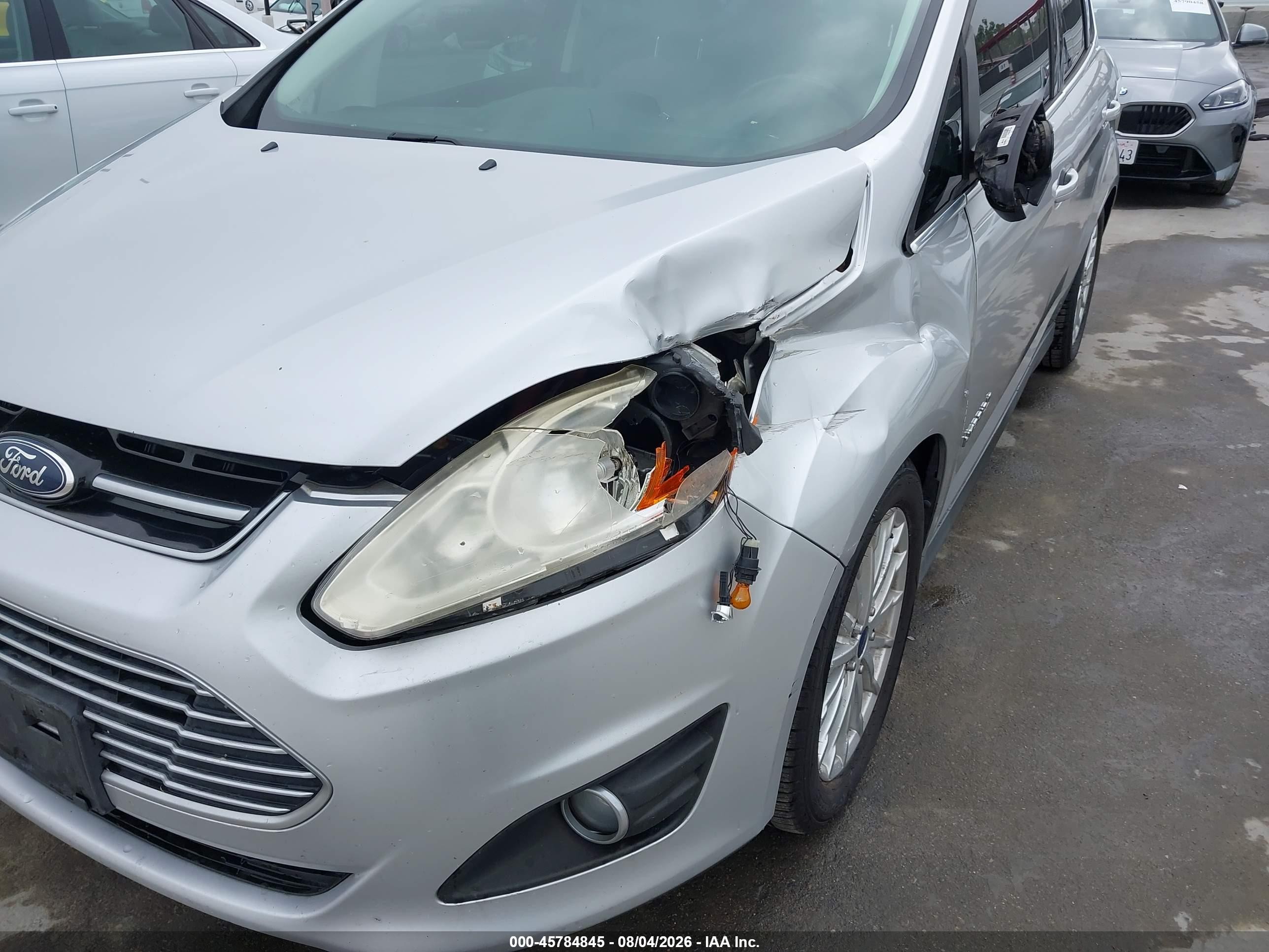2013 Ford C-max Hybrid Sel Серебряный vin: 1FADP5BU4DL509321