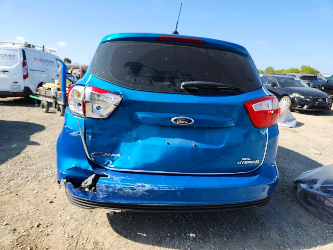 2013 Ford C-max Sel Blue vin: 1FADP5BU4DL517628
