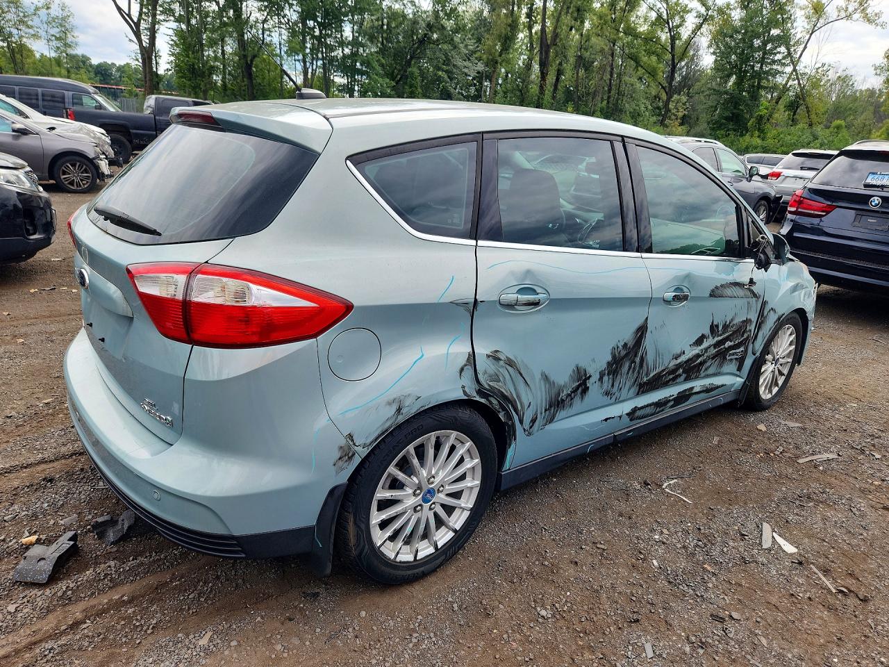 2013 Ford C-max Sel Turquoise vin: 1FADP5BU4DL517810