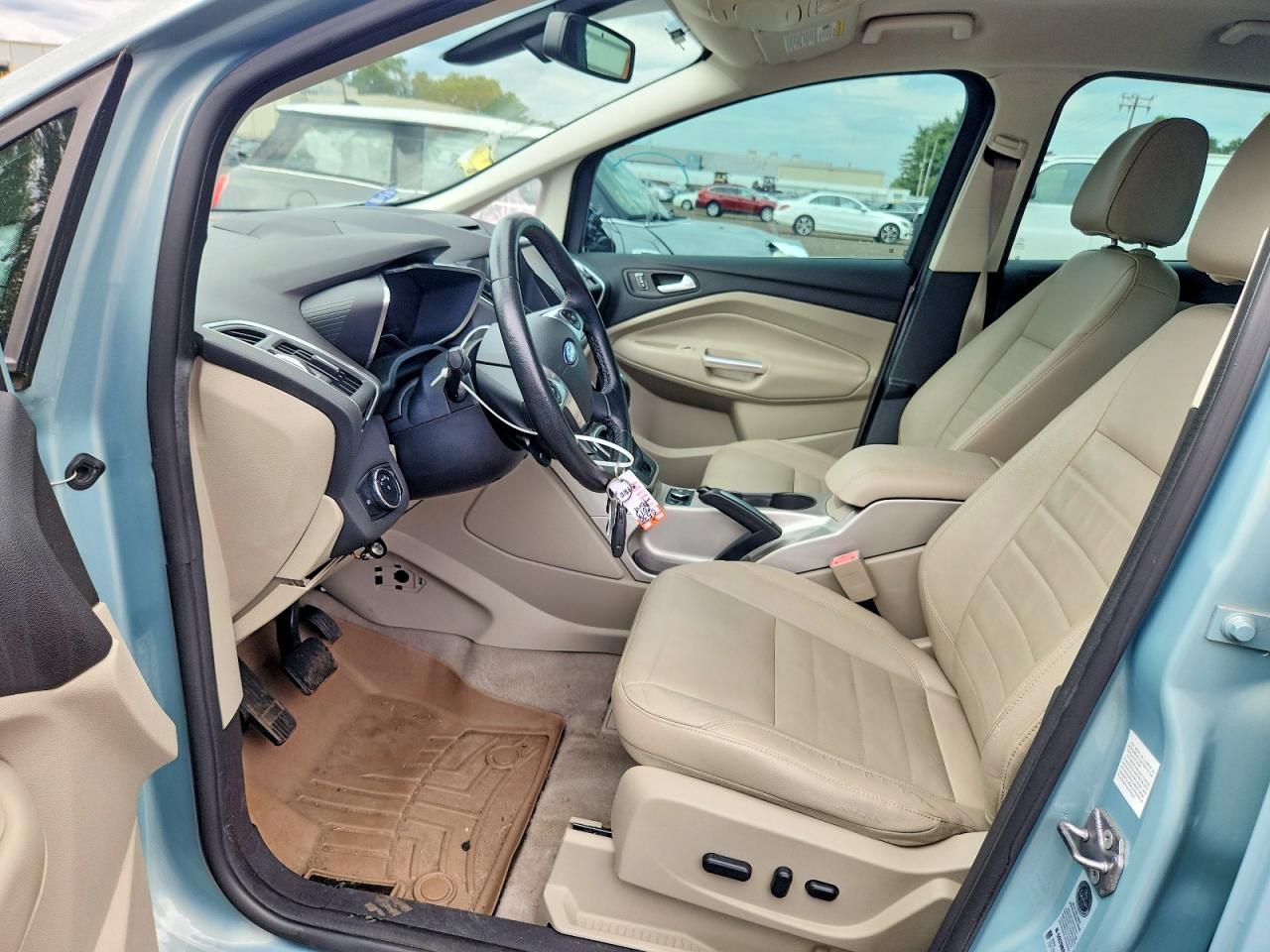 2013 Ford C-max Sel Turquoise vin: 1FADP5BU4DL517810
