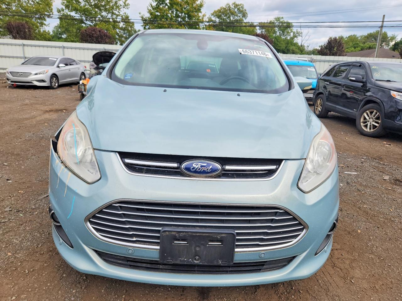 2013 Ford C-max Sel Turquoise vin: 1FADP5BU4DL517810