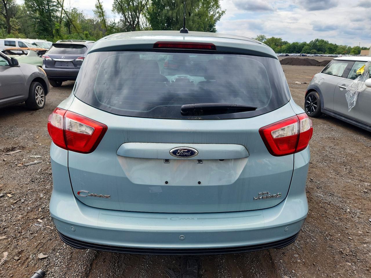 2013 Ford C-max Sel Turquoise vin: 1FADP5BU4DL517810