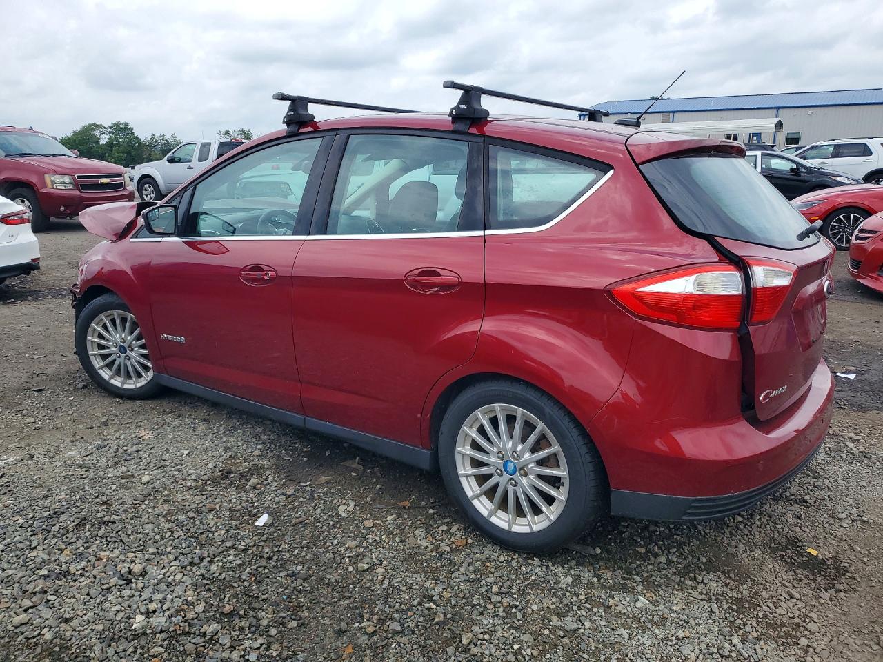 2013 Ford C-max Sel Burgundy vin: 1FADP5BU4DL519332