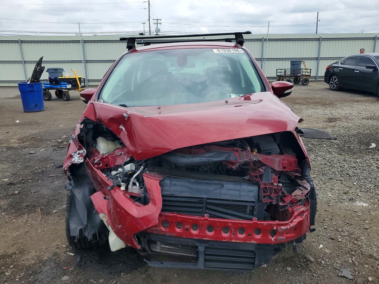 2013 Ford C-max Sel Burgundy vin: 1FADP5BU4DL519332