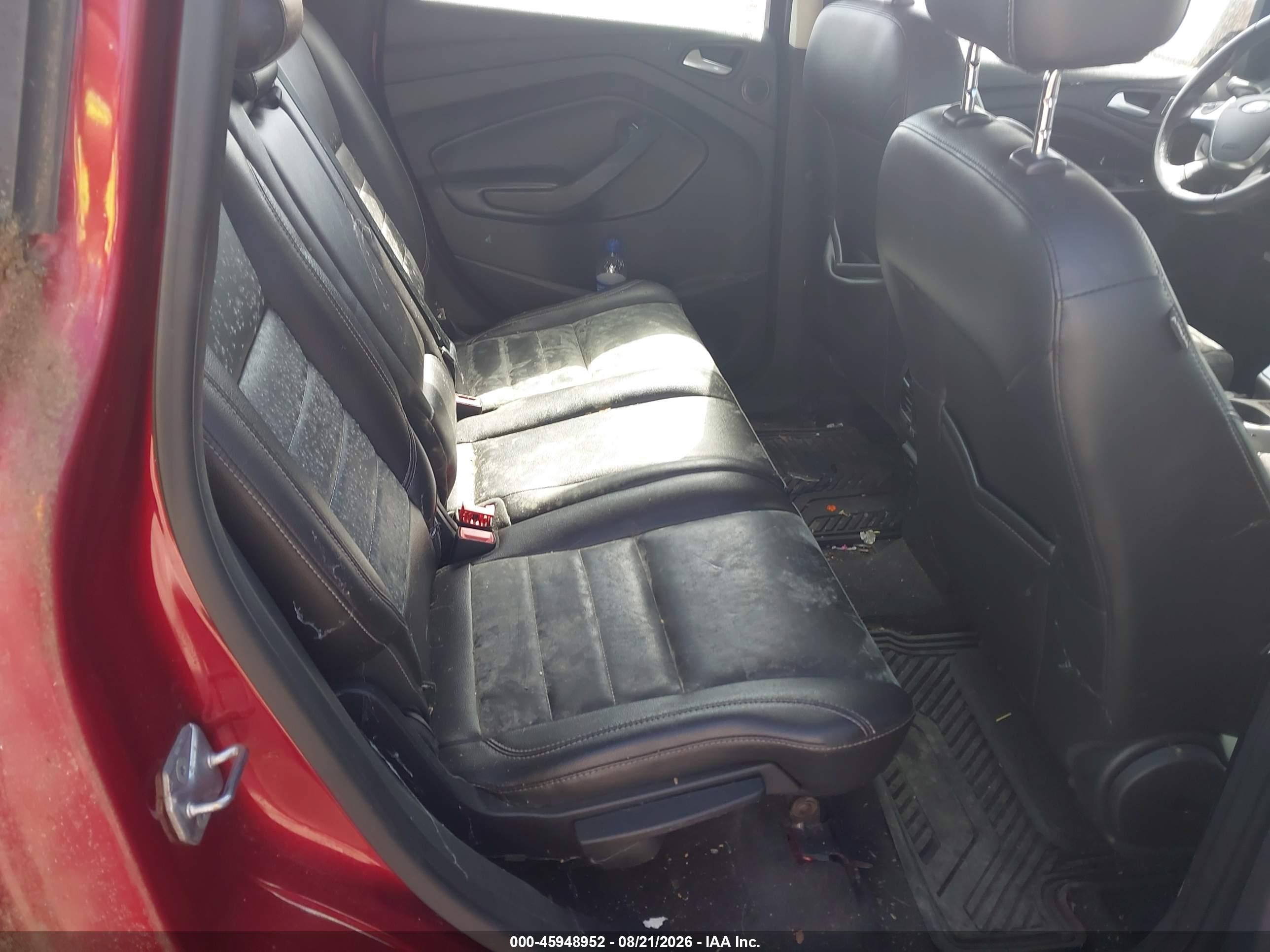 2013 Ford C-max Hybrid Sel Red vin: 1FADP5BU4DL550676