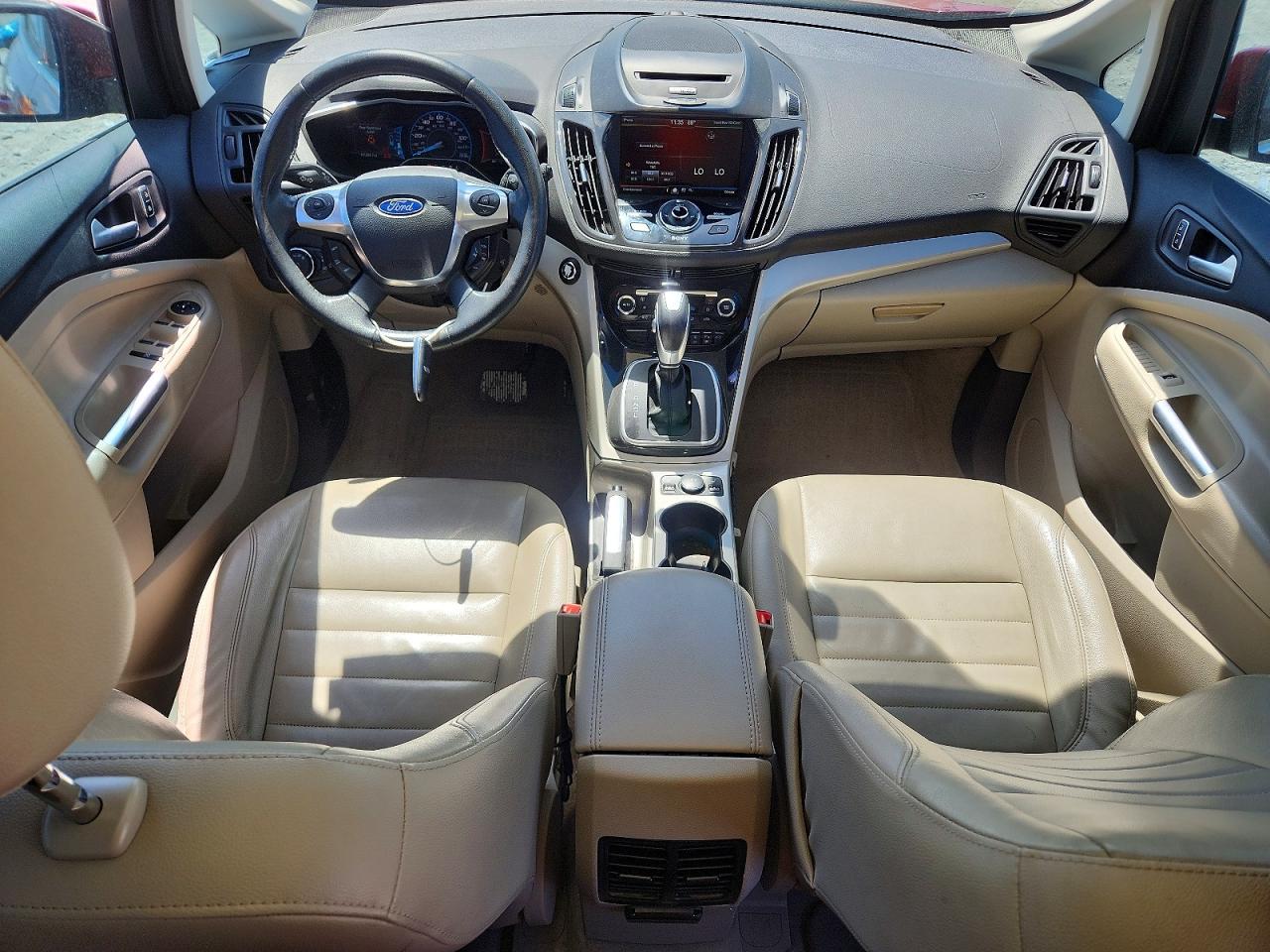 2014 Ford C-max Sel Red vin: 1FADP5BU4EL517548