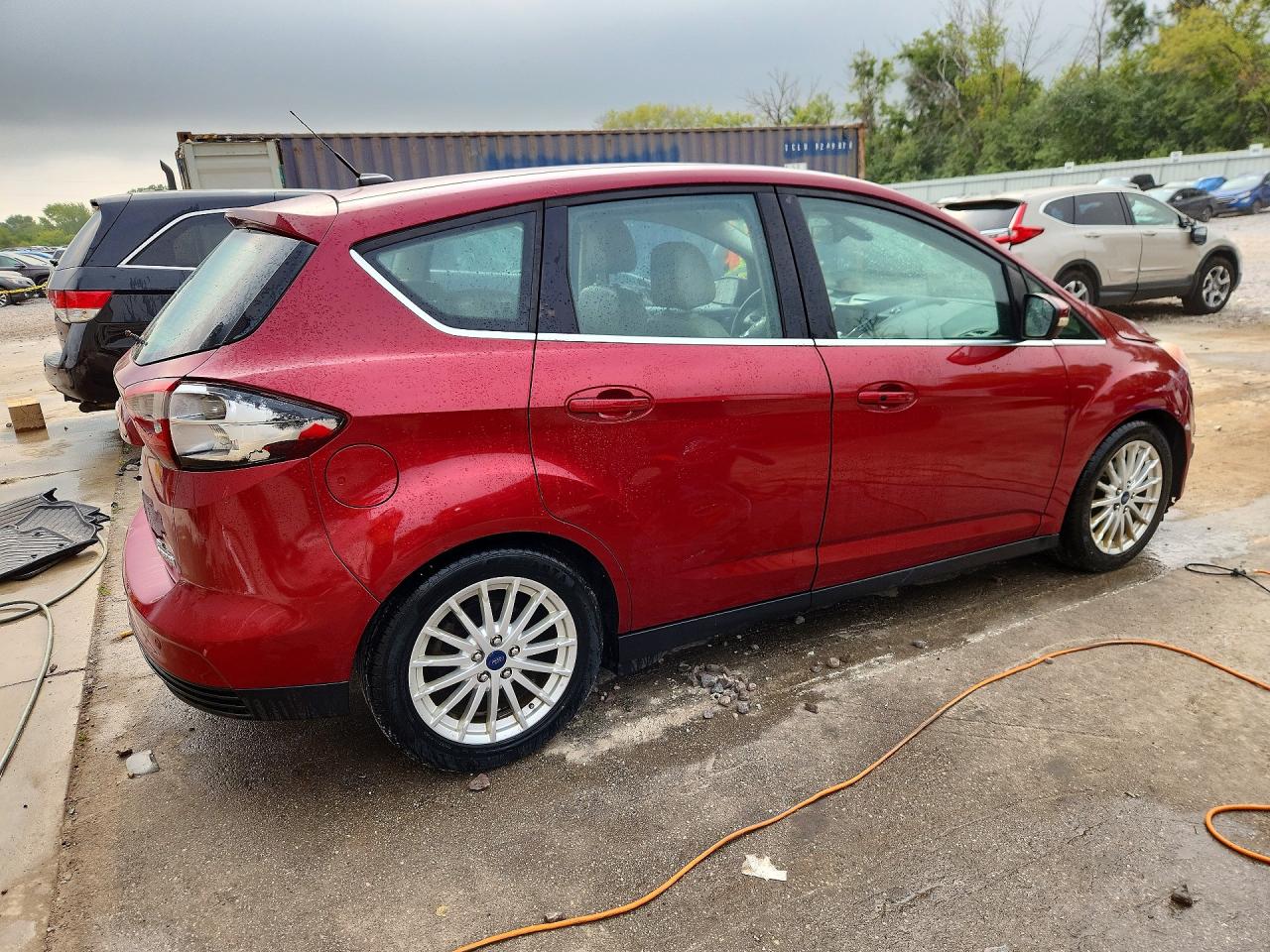 2014 Ford C-max Sel Красный vin: 1FADP5BU4EL518473