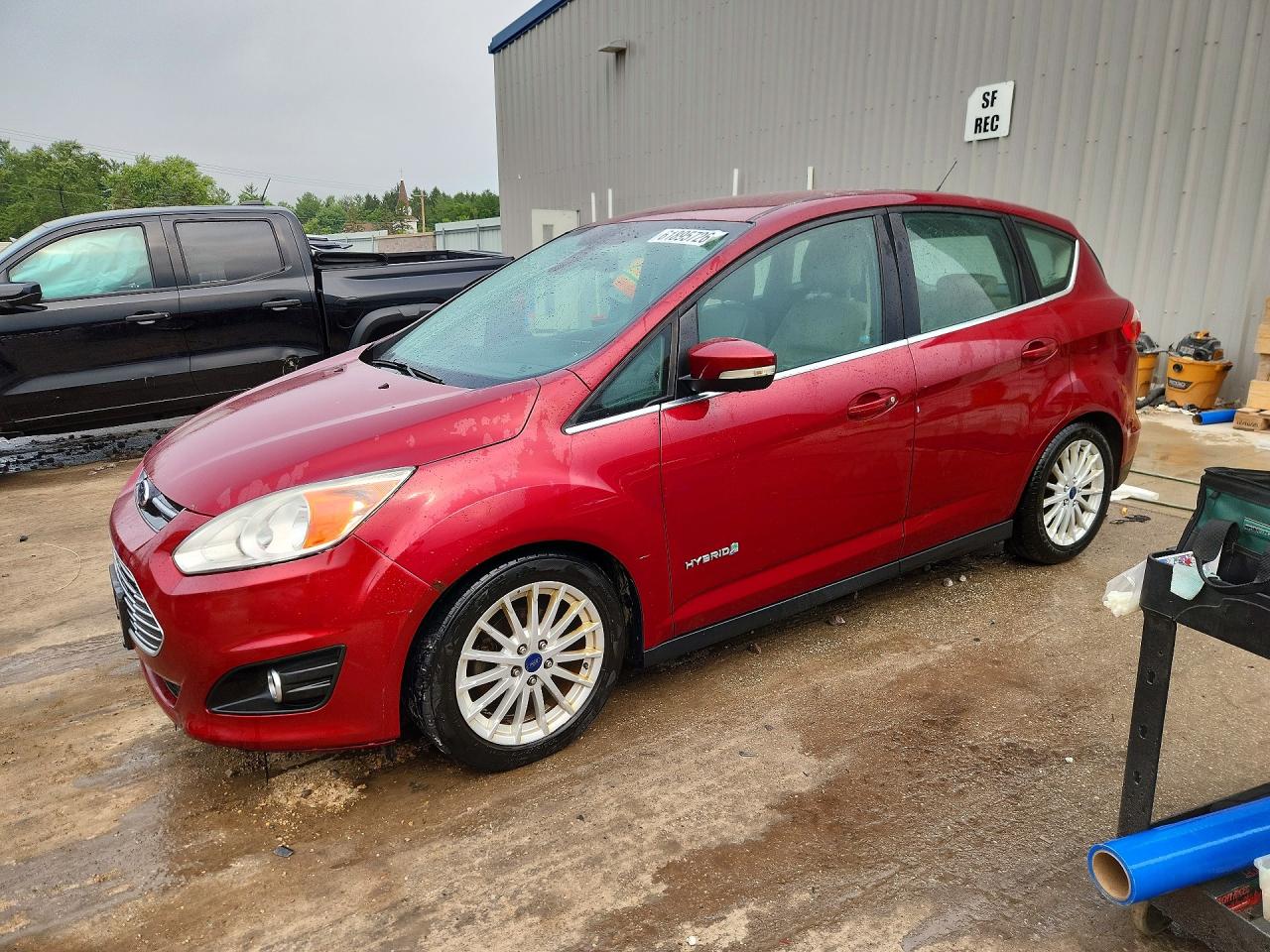 2014 Ford C-max Sel Красный vin: 1FADP5BU4EL518473