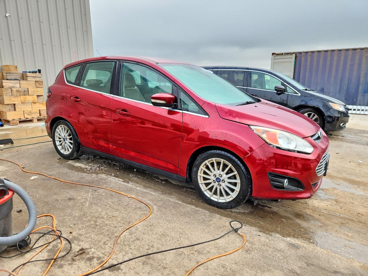 2014 Ford C-max Sel Красный vin: 1FADP5BU4EL518473