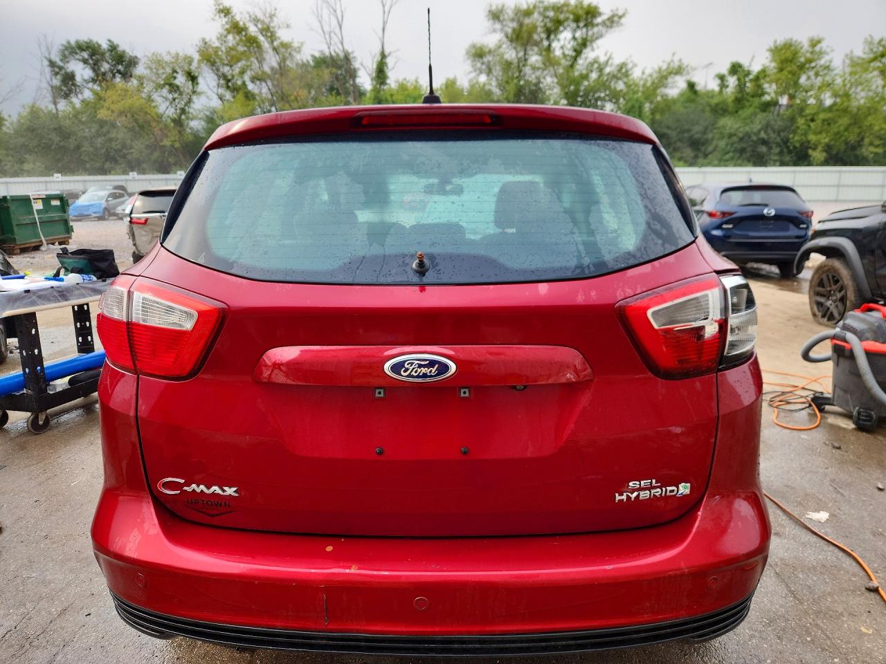 2014 Ford C-max Sel Красный vin: 1FADP5BU4EL518473