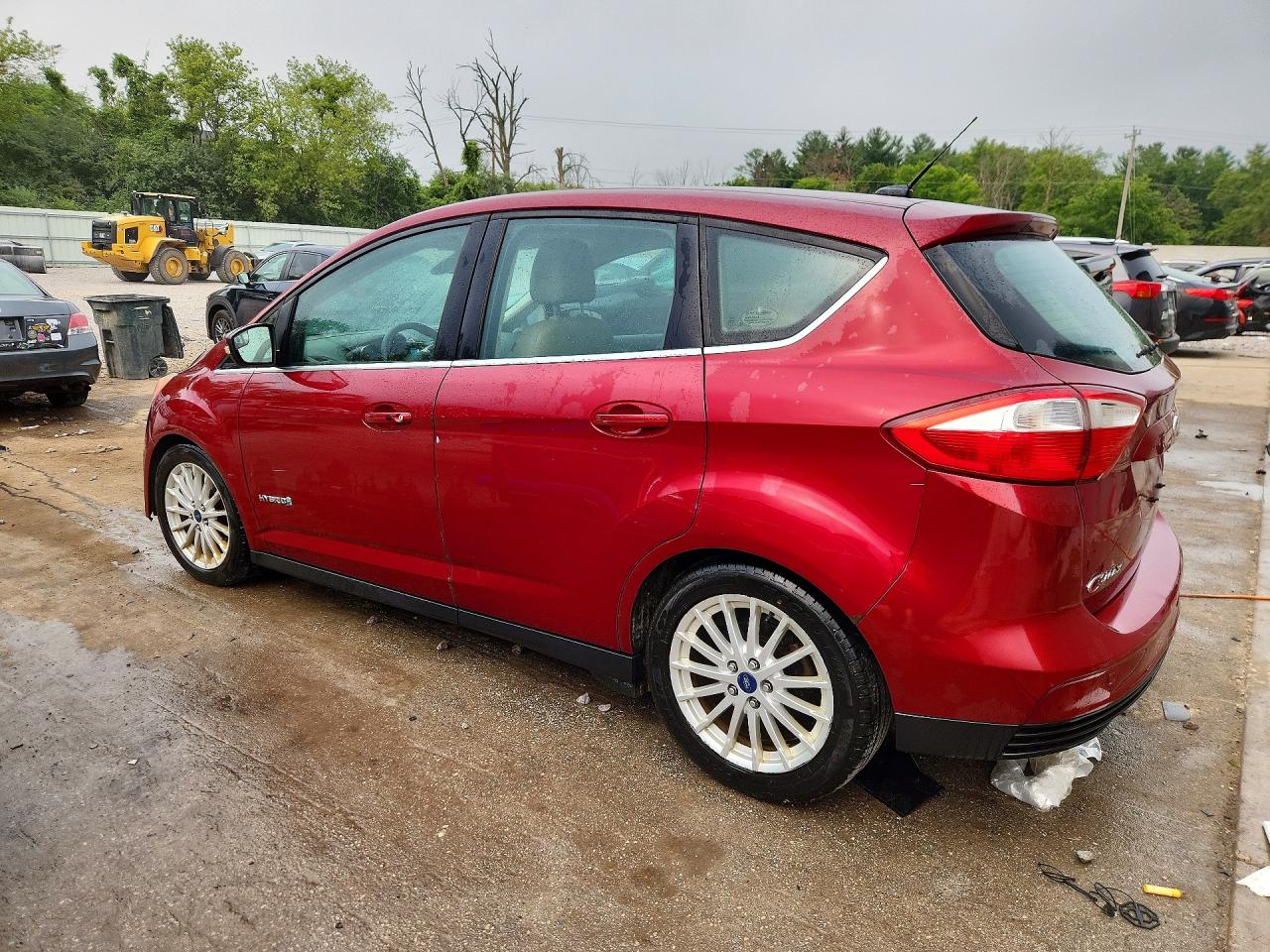 2014 Ford C-max Sel Красный vin: 1FADP5BU4EL518473
