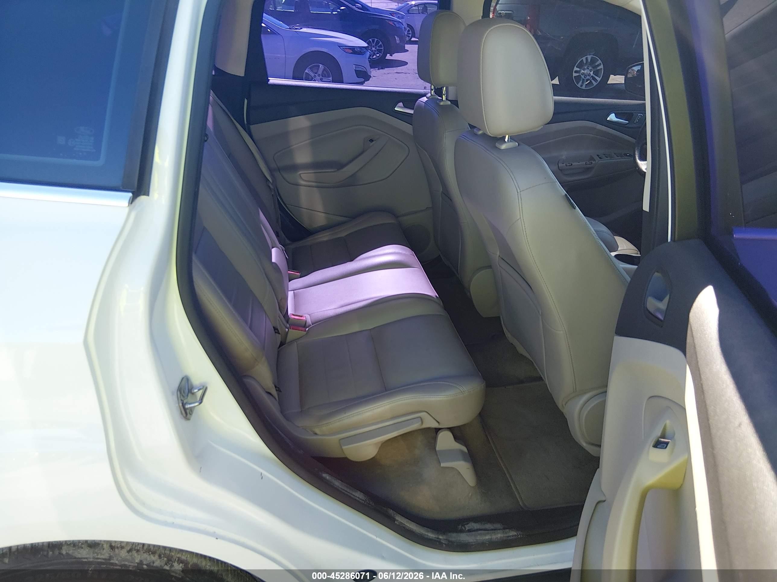 2015 Ford C-max Hybrid Sel White vin: 1FADP5BU4FL102201